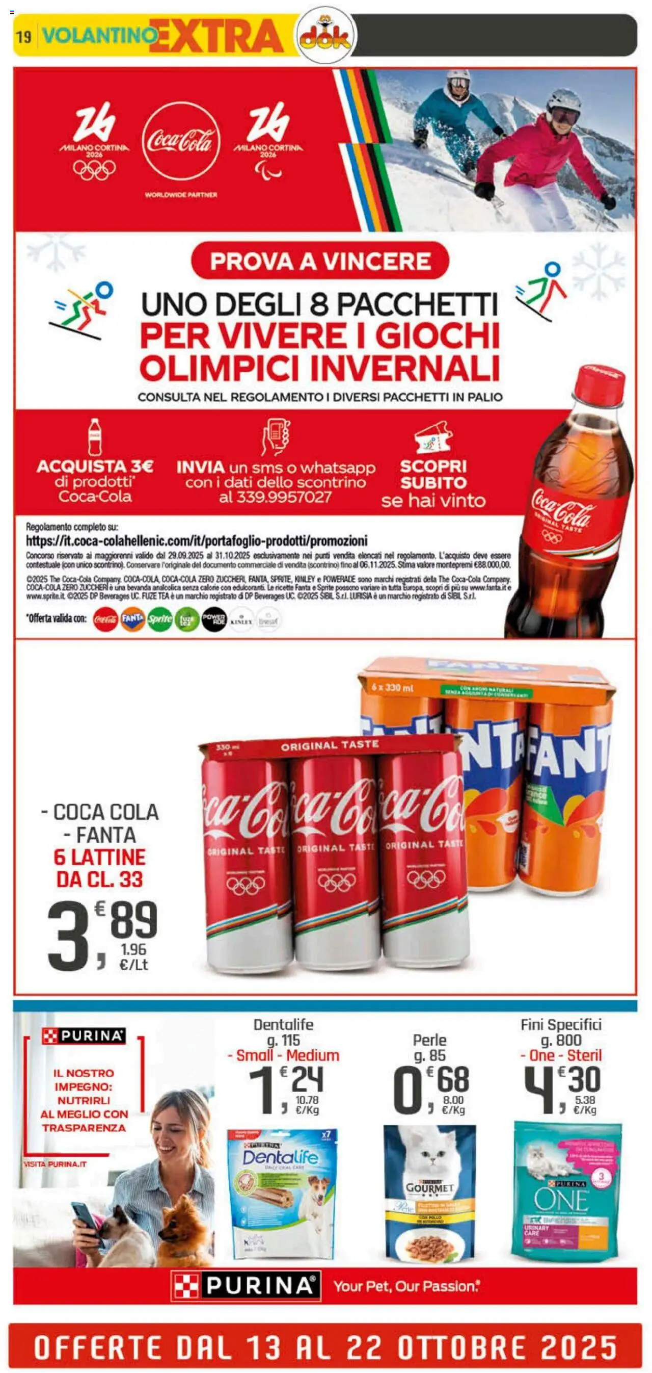 Volantino DOK del 09.10.2025 | Pagina: 19 | Prodotti: The, Fanta, Coca Cola