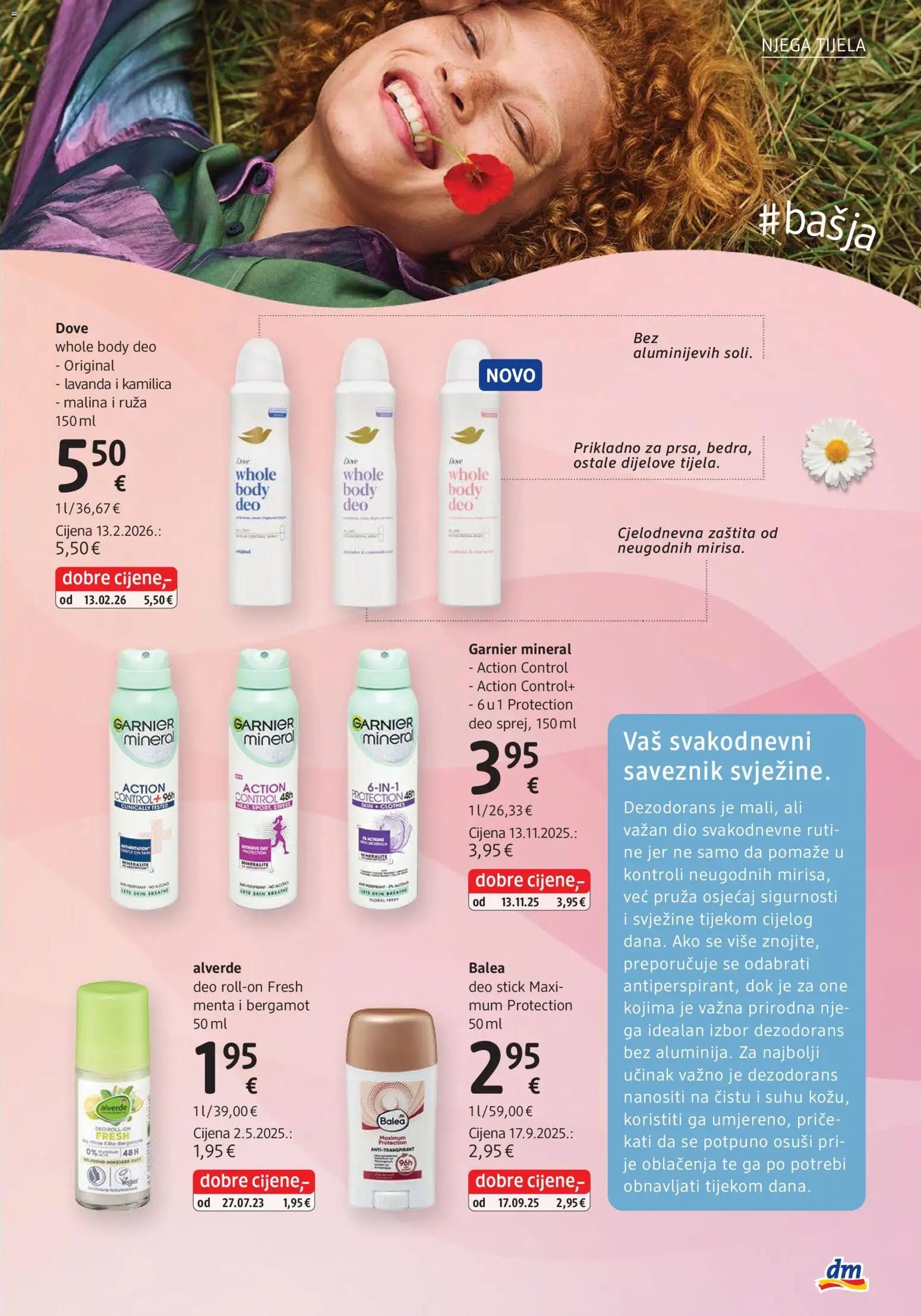 DM katalog | vrijedi od 01.03.2026 | Stranica: 19 | Proizvodi: Dezodorans, Dove, Garnier