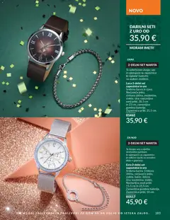 Avon katalog akcije – veljaven od 01.12.2025 | Stran: 187 | Izdelki: Ura, Zapestnica, Barva
