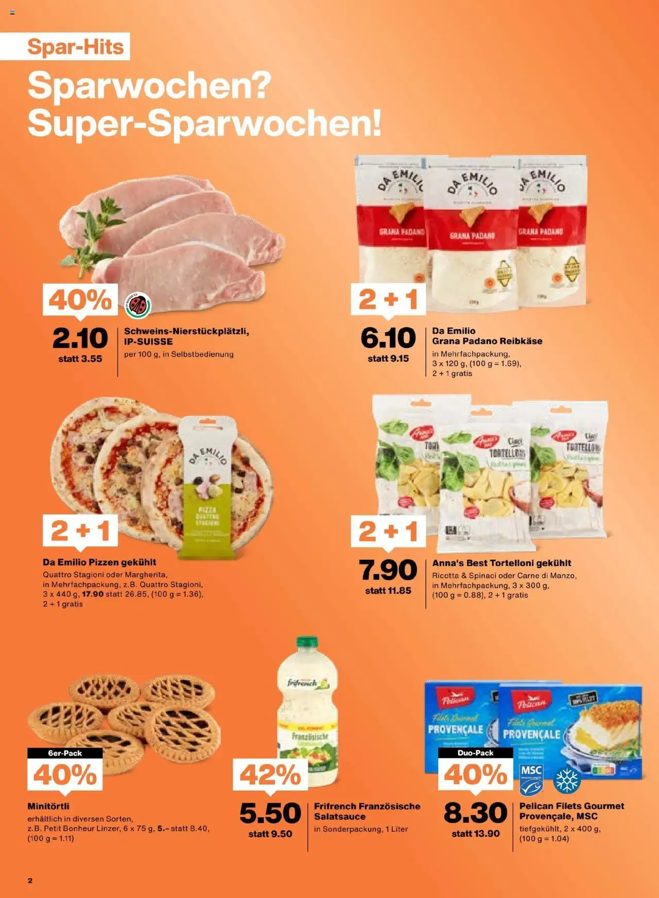 Migros Aktionen ab 26.08.2025 | Seite: 2 | Produkte: Dressing, Pizza
