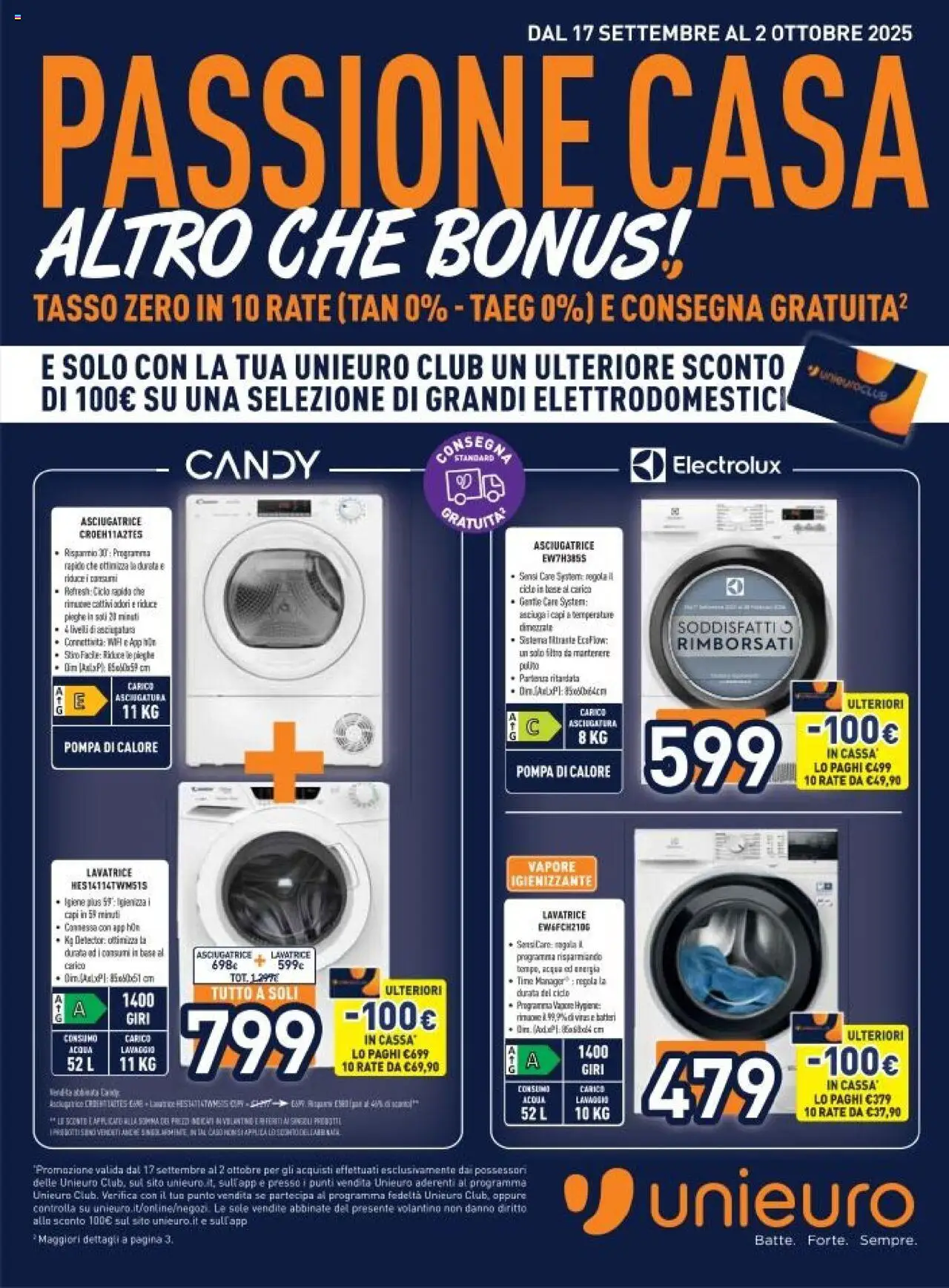 Volantino Unieuro del 17.09.2025 | Pagina: 1