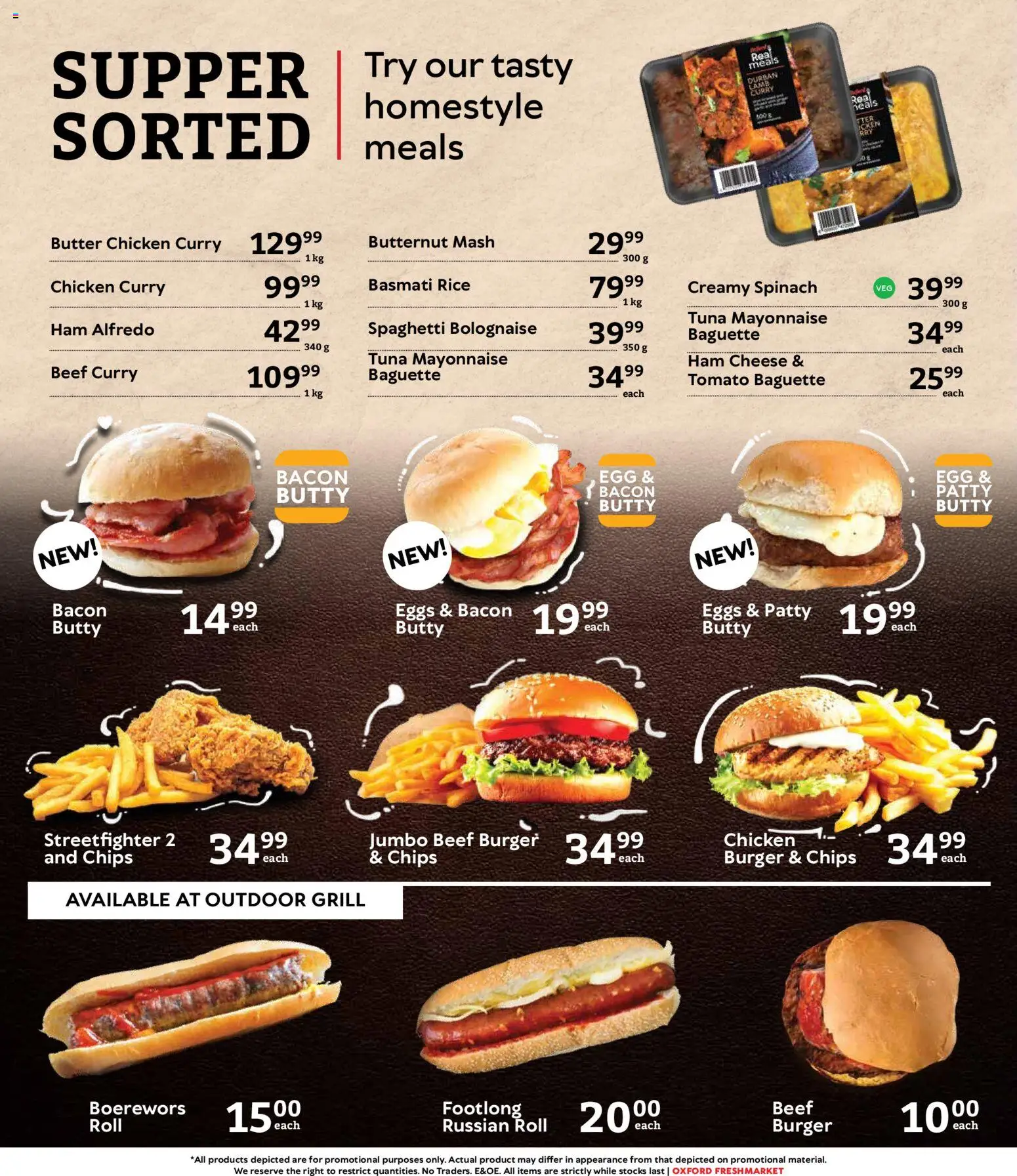 New Oxford Freshmarket catalogue – valid from 21.01.2026 | Page: 22 | Products: Boerewors, Butter, Eggs, Ham