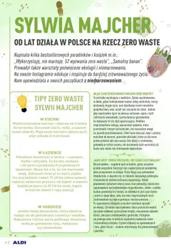 Aldi Gazetka - Zero Waste NiemarnuJEMY od 16.07.2023 | Strona: 12 | Produkty: Maszyna do szycia, Kąpiel, Serum do twarzy, Spray do stóp