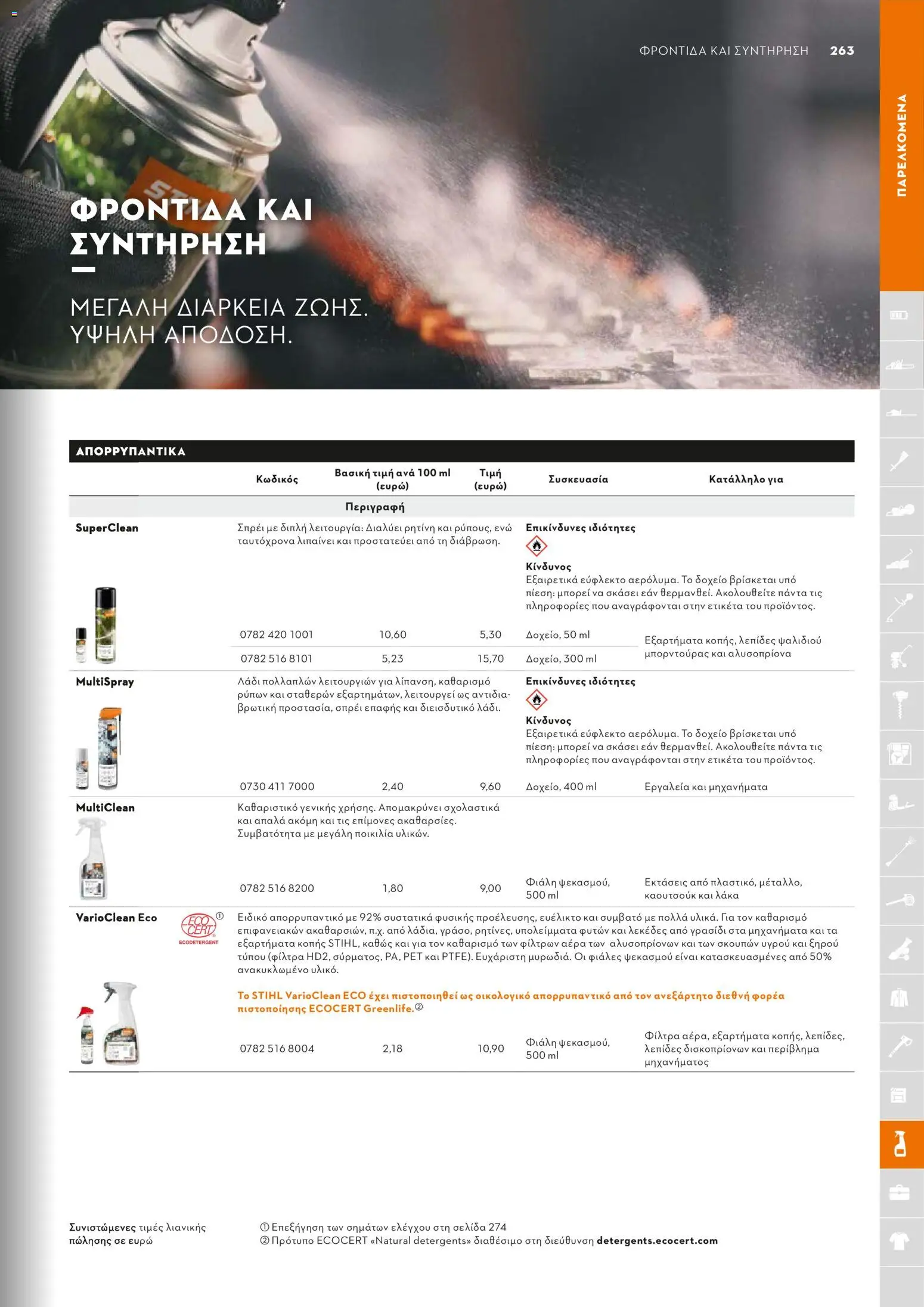 Stihl - Κατάλογος – σε ισχύ από 01.02.2026 | Σελίδα: 264