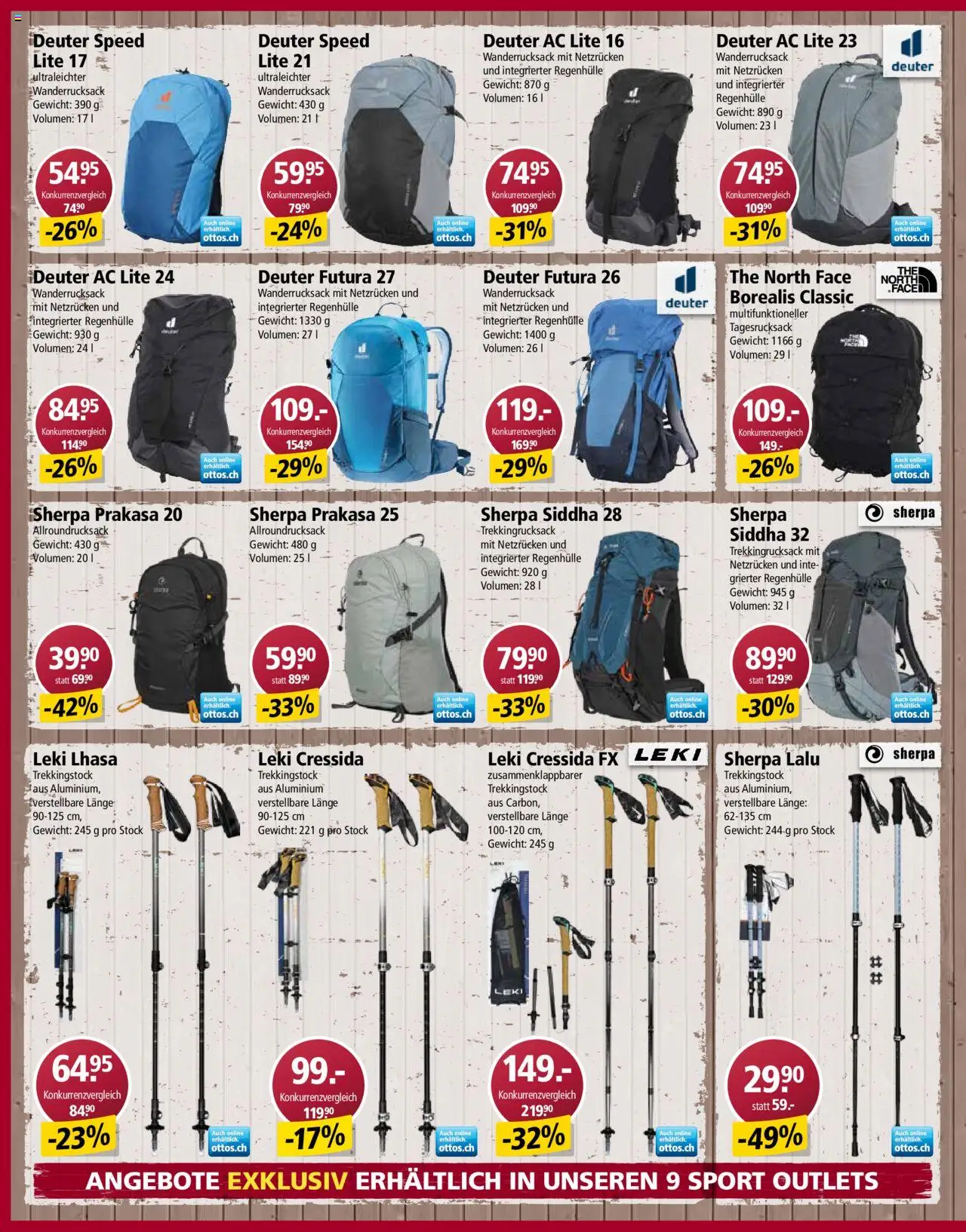 Otto's Aktionen ab 26.08.2025 | Seite: 14 | Produkte: Wanderrucksack, Trekkingrucksack, Gewicht