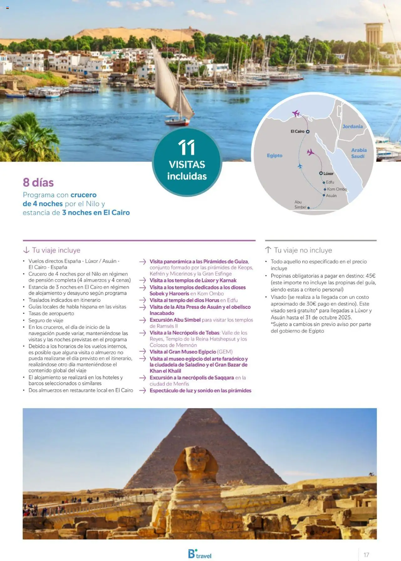 B the travel brand Egipto │ válido desde el 01.07.2025 | Página: 17