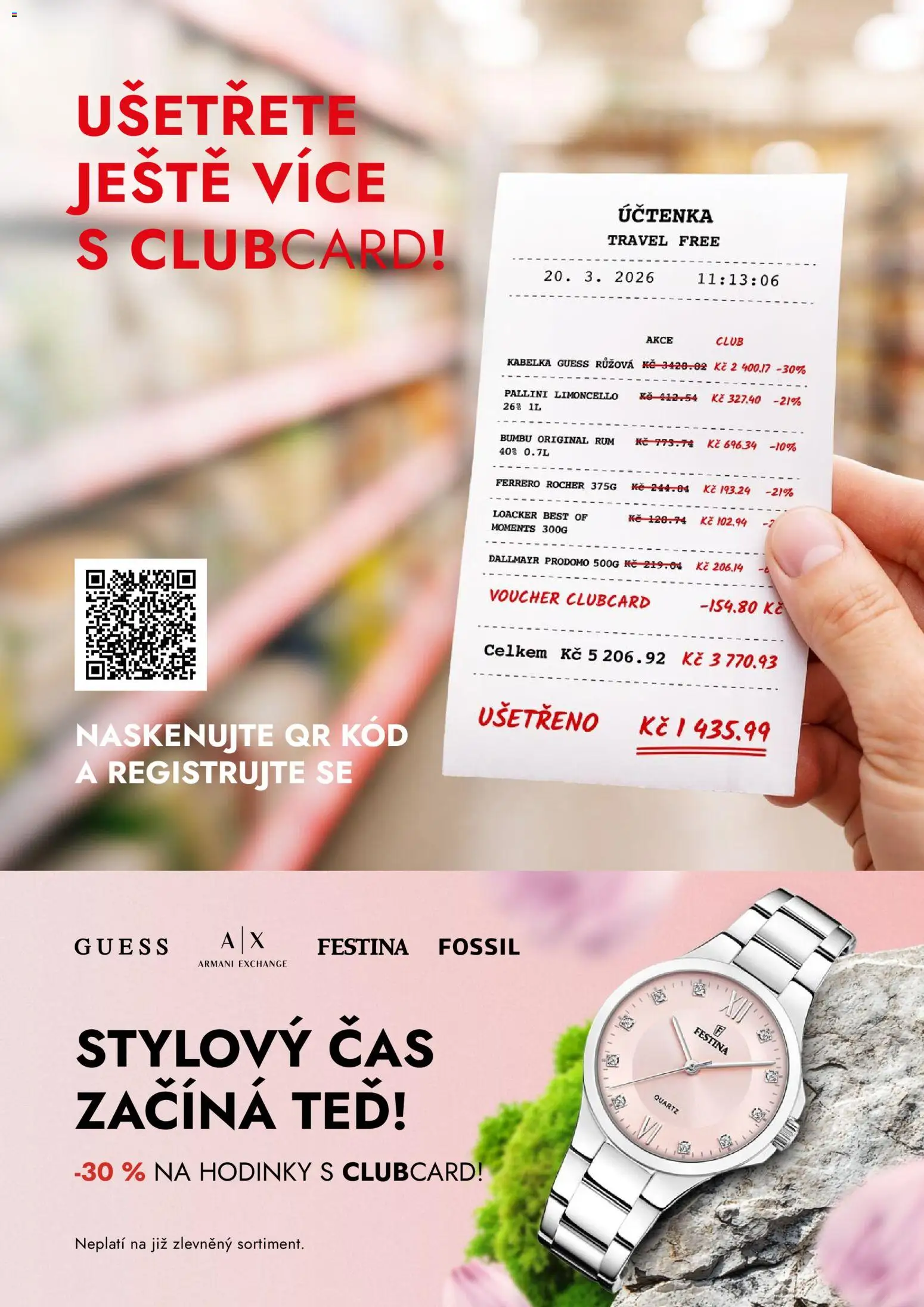 Travel Free leták od 17.04.2026 | Strana: 6 | Produkty: Rum, Ferrero Rocher, Kabelka, Hodinky