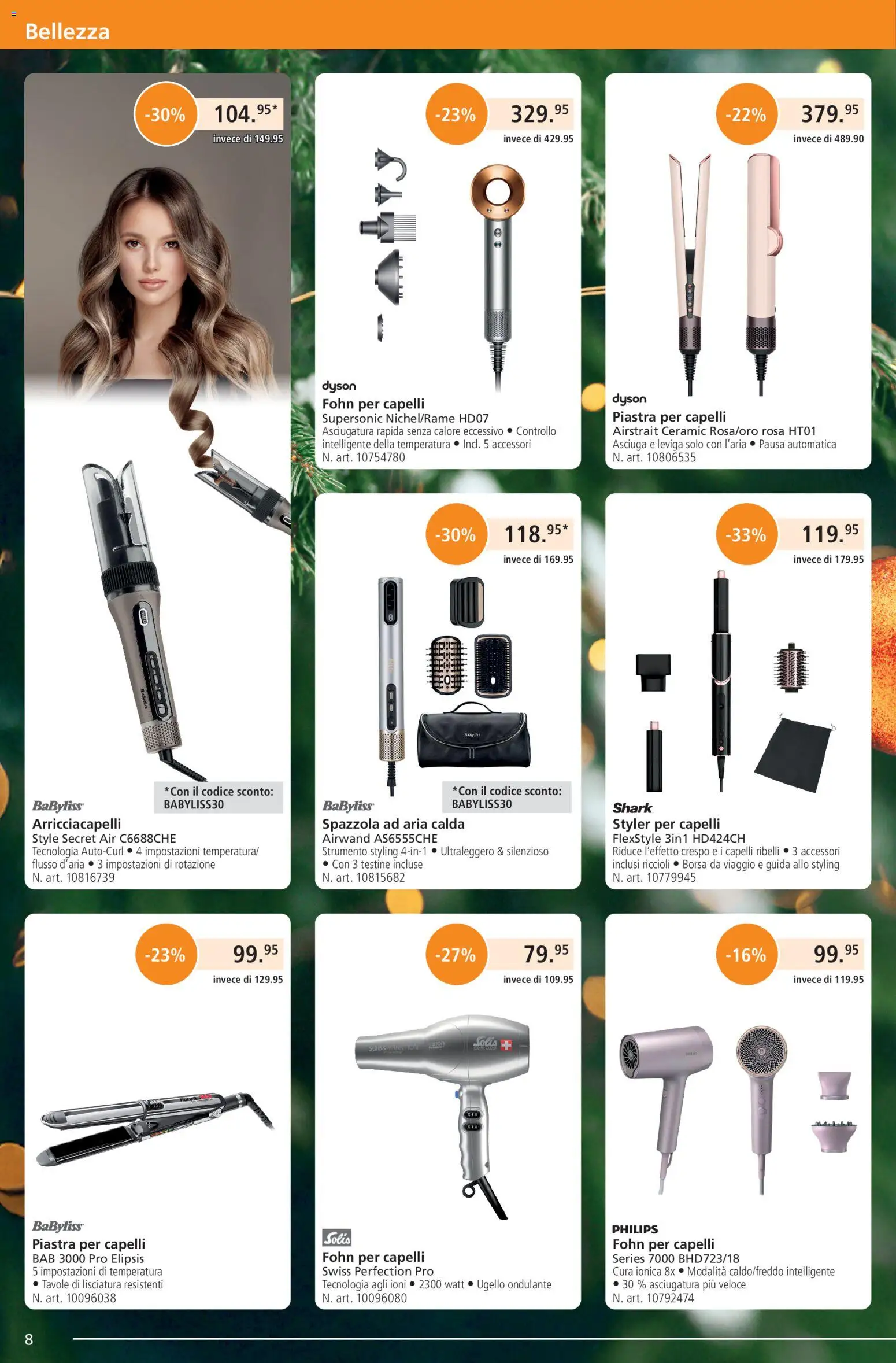 Fust Aktionen IT – gültig ab 01.12.2025 | Seite: 8 | Produkte: Föhn, Philips, Dyson