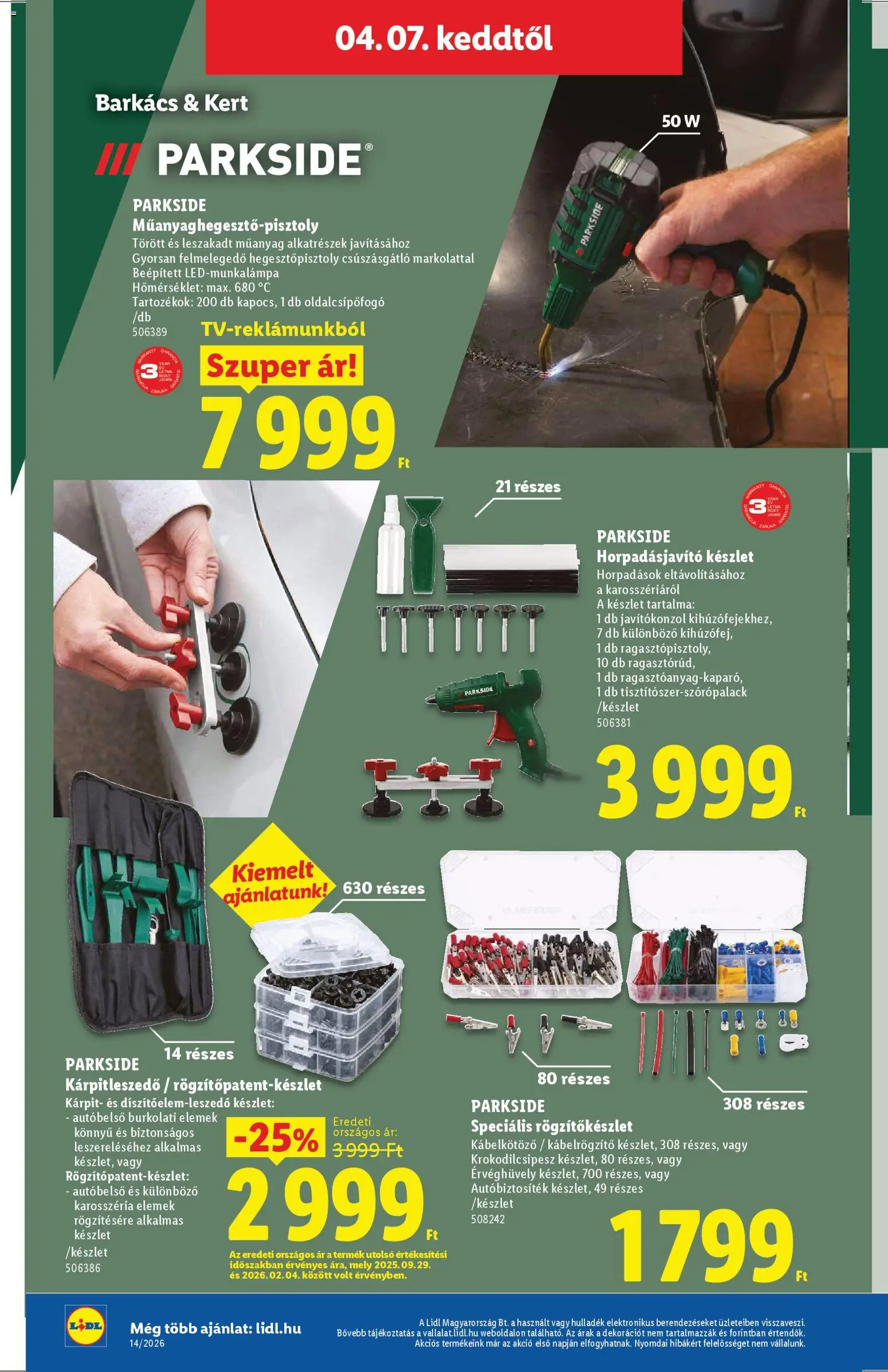 Lidl akciós ujság - amely érvényes a következő dátumtól: 01.04.2026 | Oldal: 18