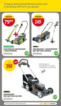 Brico Plan-it folder - Voorbeeld van een folder van Brico Plan-it, geldig van 01.04.2026 | Pagina: 26 | Producten: Batterij, Batterijen, Grasmaaier