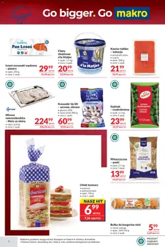 Pogląd oferty "Makro Gazetka - Oferta dla gastronomii" - ważna od 07.01.2026 | Strona: 4 | Produkty: Łosoś norweski, Bułka, Kawior, Owoce