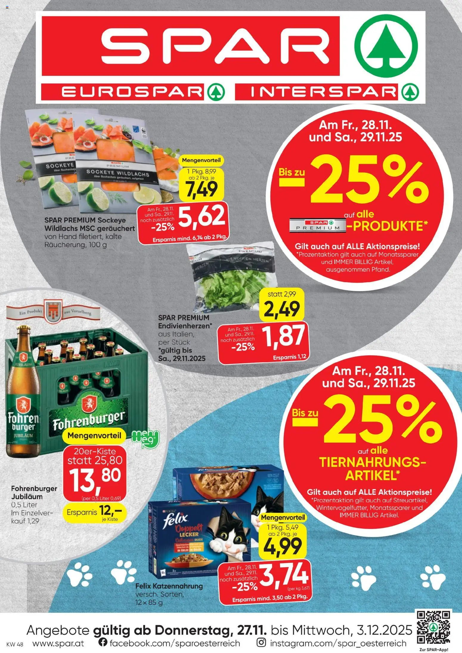 Spar Flugblatt gültig ab 27.11.2025 | Seite: 1