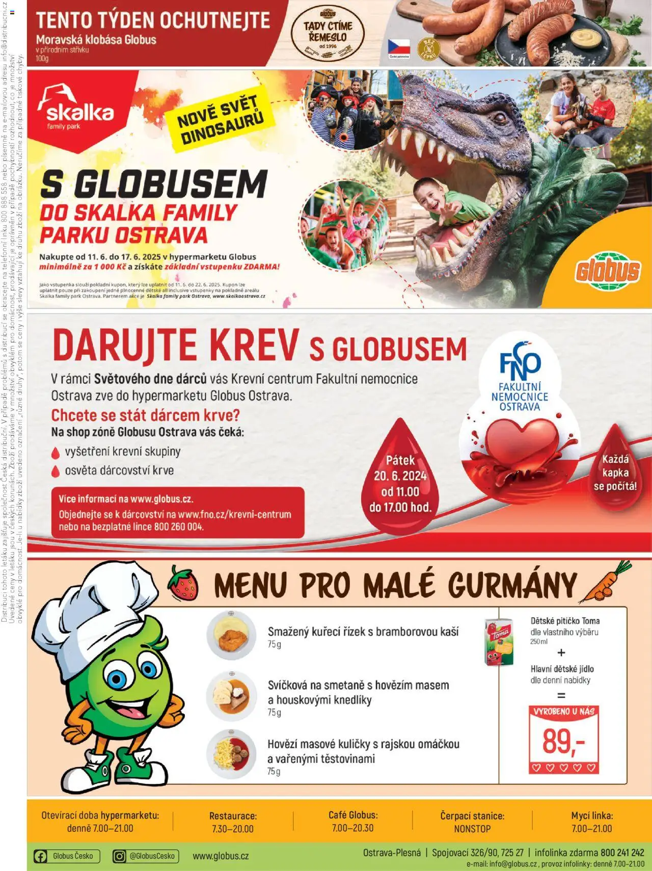 Globus leták - Ostrava od 11.06.2025 | Strana: 46 | Produkty: Hovězí, Klobása, Skalka, Kuličky