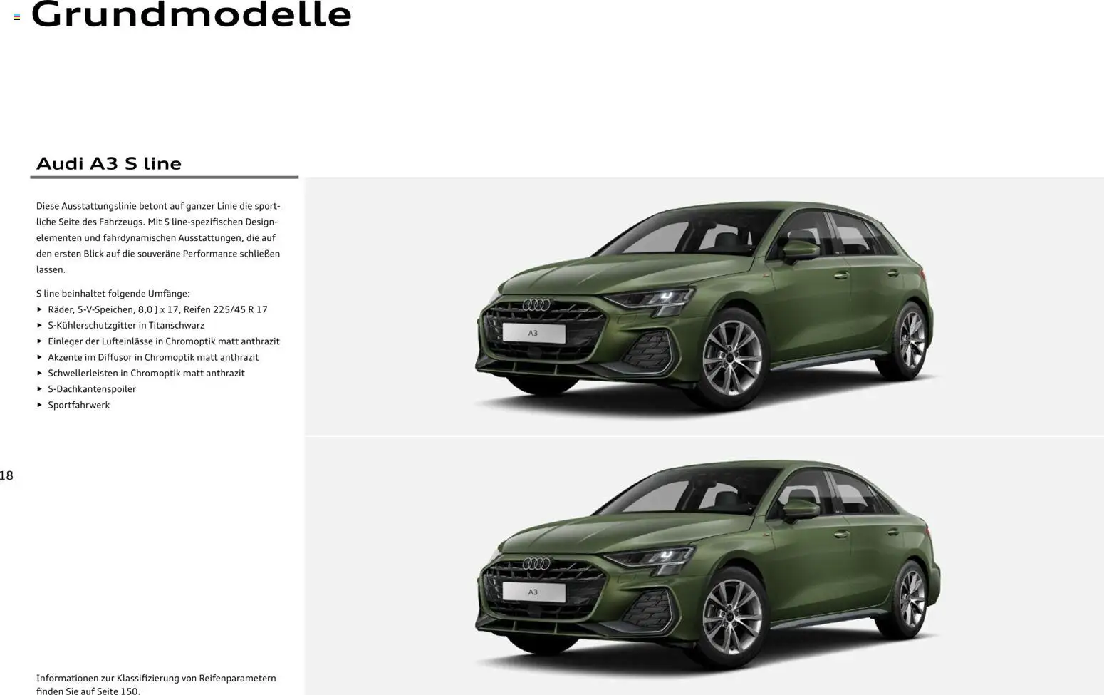 Audi A3 – gültig ab 28.10.2025 | Seite: 18