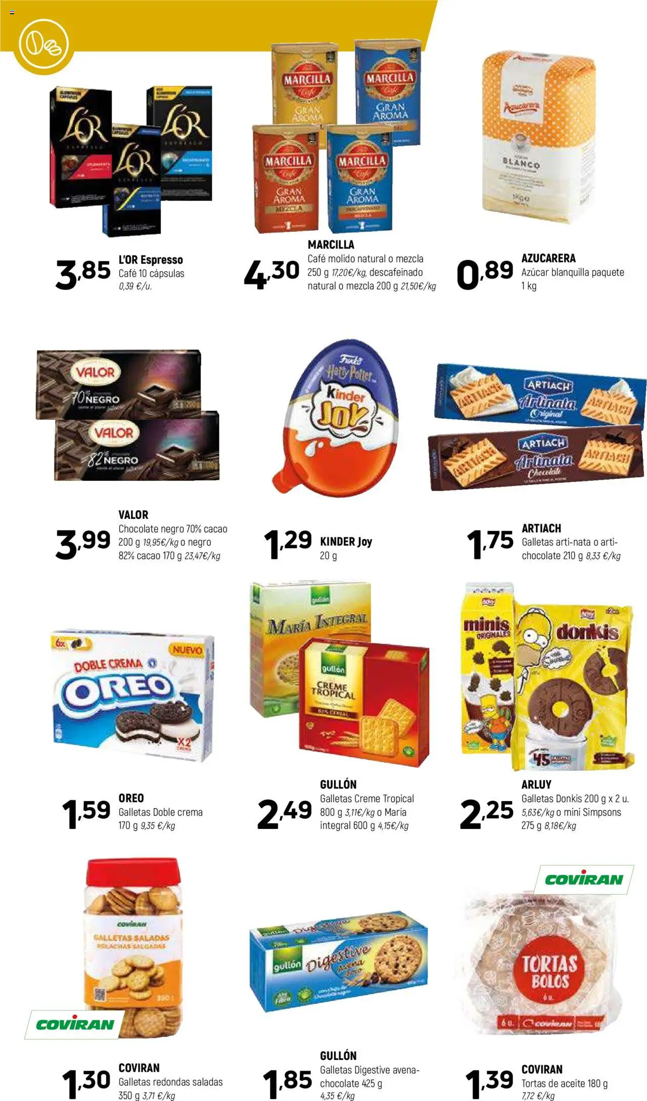 Coviran ofertas │ válido desde el 12.08.2025 | Página: 10 | Productos: Aceite, Chocolate, Crema, Φρυγανιές σικάλεως