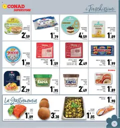 Anteprima del volantino Zucchine alla scapece, ZUCCHINE ALLA SCAPECE all'etto valido a partire dal 08.10.2025 | Pagina: 15 | Prodotti: Riso, Hummus, Mascarpone, Parmigiano