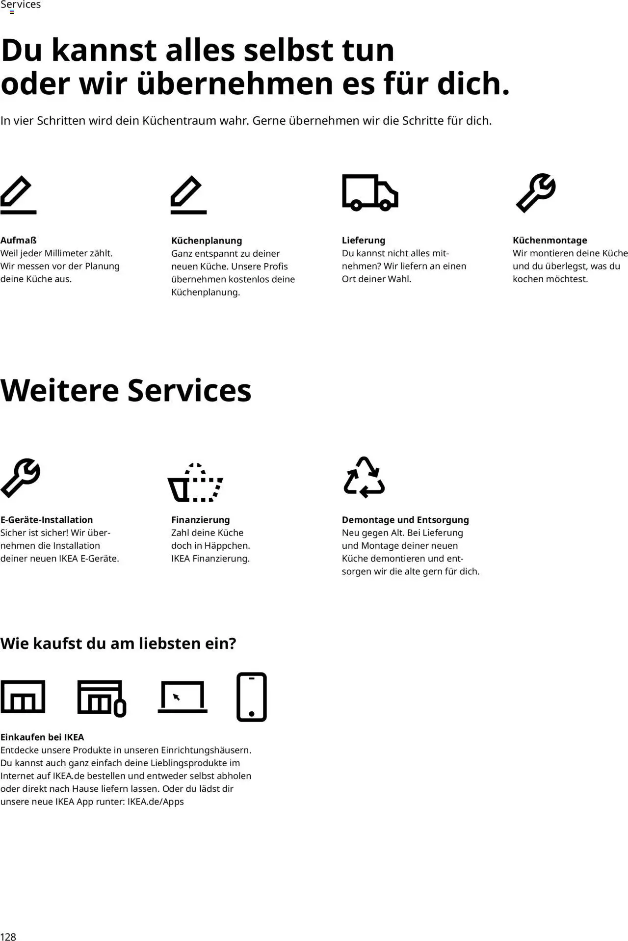 Ikea Küchen – gültig ab 30.09.2025 | Seite: 128 | Produkte: Küche