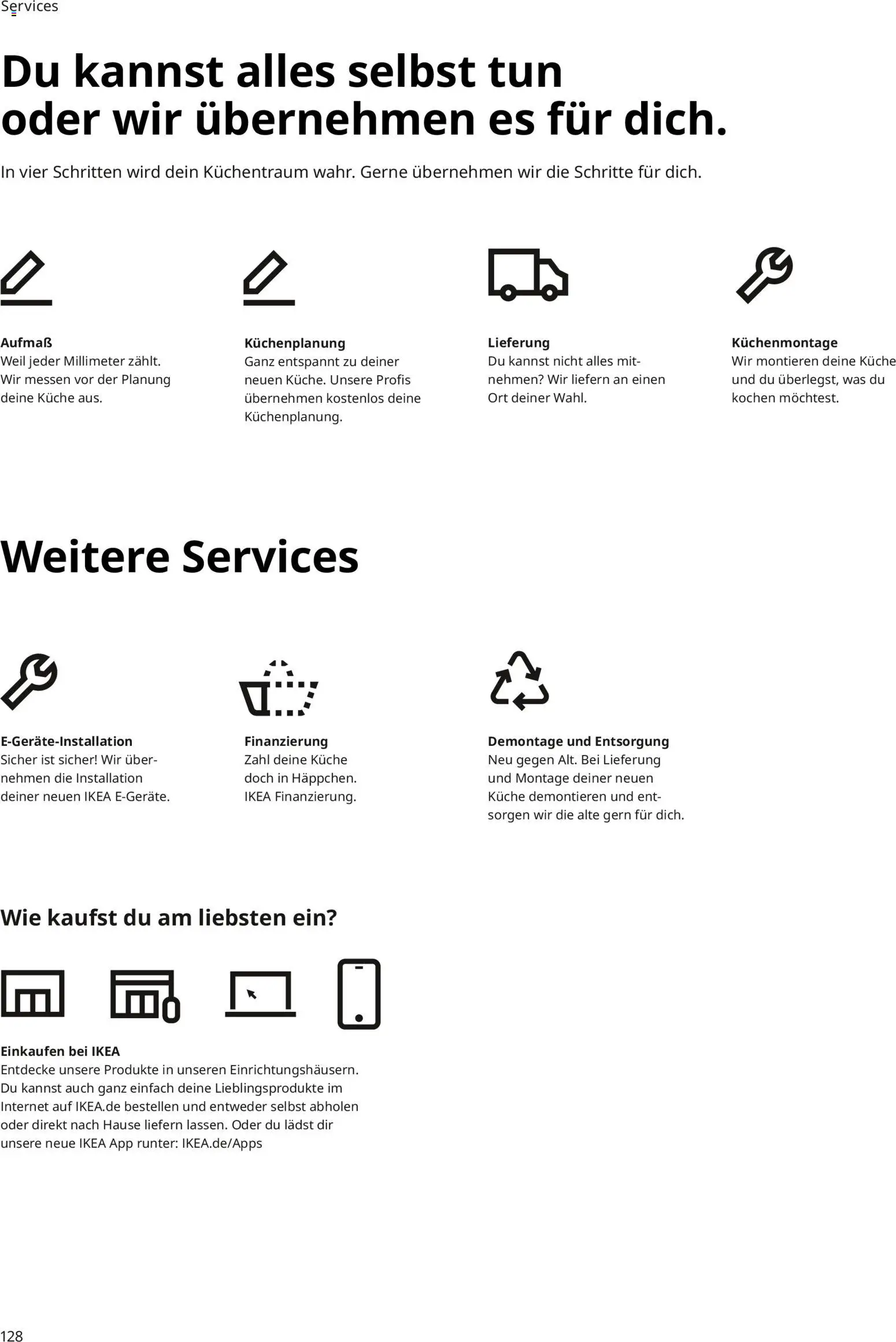 Ikea Küchen – gültig ab 30.09.2025 | Seite: 128 | Produkte: Küche