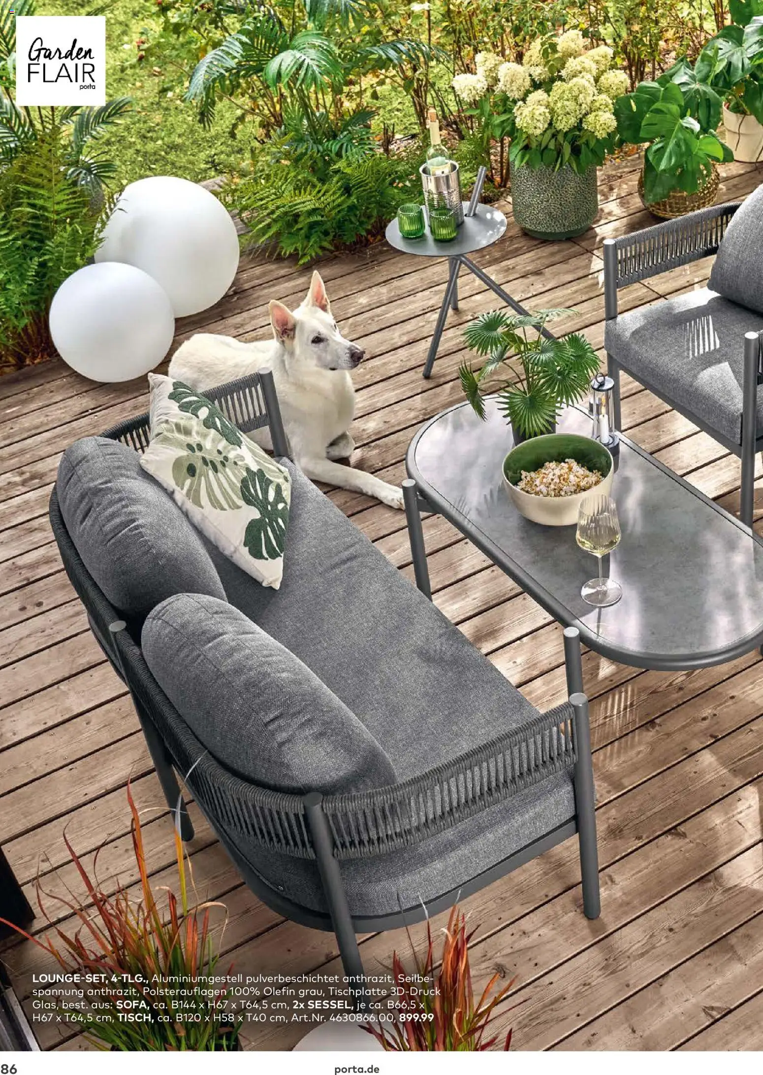 Porta! Gartenmöbel Katalog – gültig ab 01.03.2026 | Seite: 86