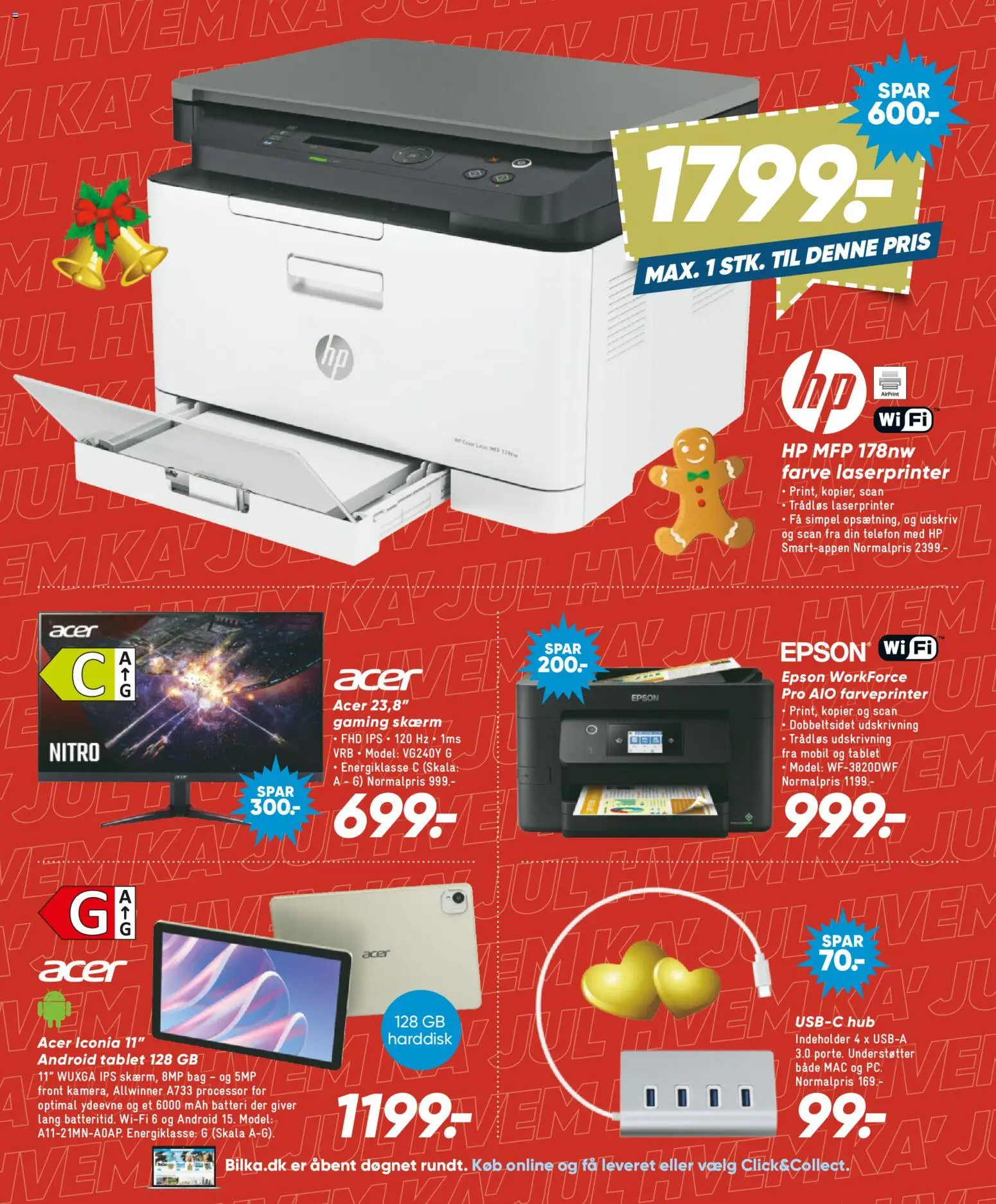 Bilka tilbudsavis – gyldig fra 12.12.2025 | Side: 23 | Produkter: Processor, Telefon, Gaming Skærm, Harddisk