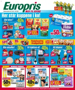 Forhåndsvisning av Europris kundeavis gyldig fra 16.03.2026