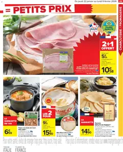 Carrefour - Prévisualisation de Carrefour Gros volume 2026 valide à partir de 22.01.2026 | Page: 27 | Produits: Torchon, Raclette, Lait, Jambon
