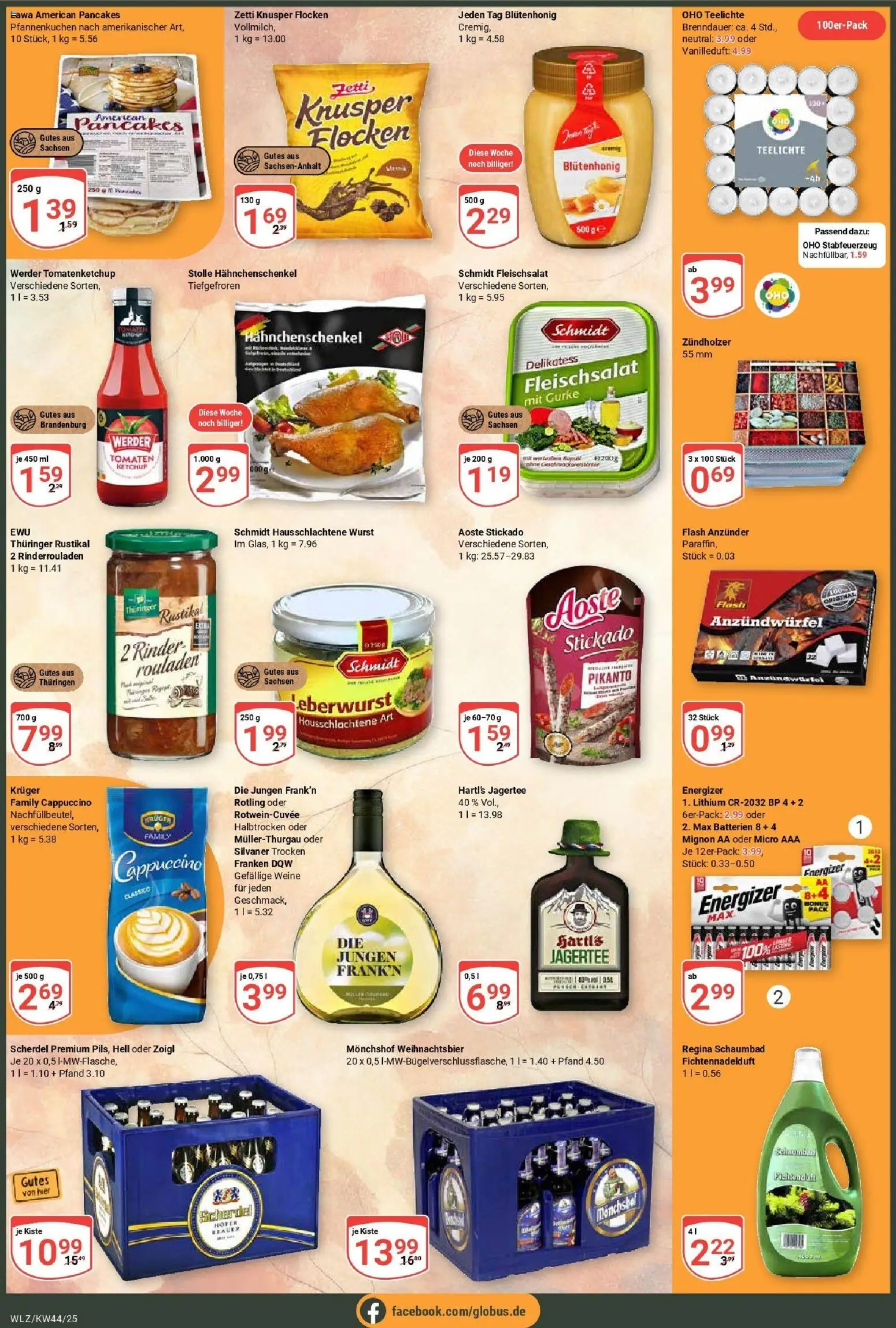 Globus prospekt Weischlitz	 – gültig ab 26.10.2025 | Seite: 2 | Produkte: Hahnchenschenkel, Tomaten, Wurst, Ketchup
