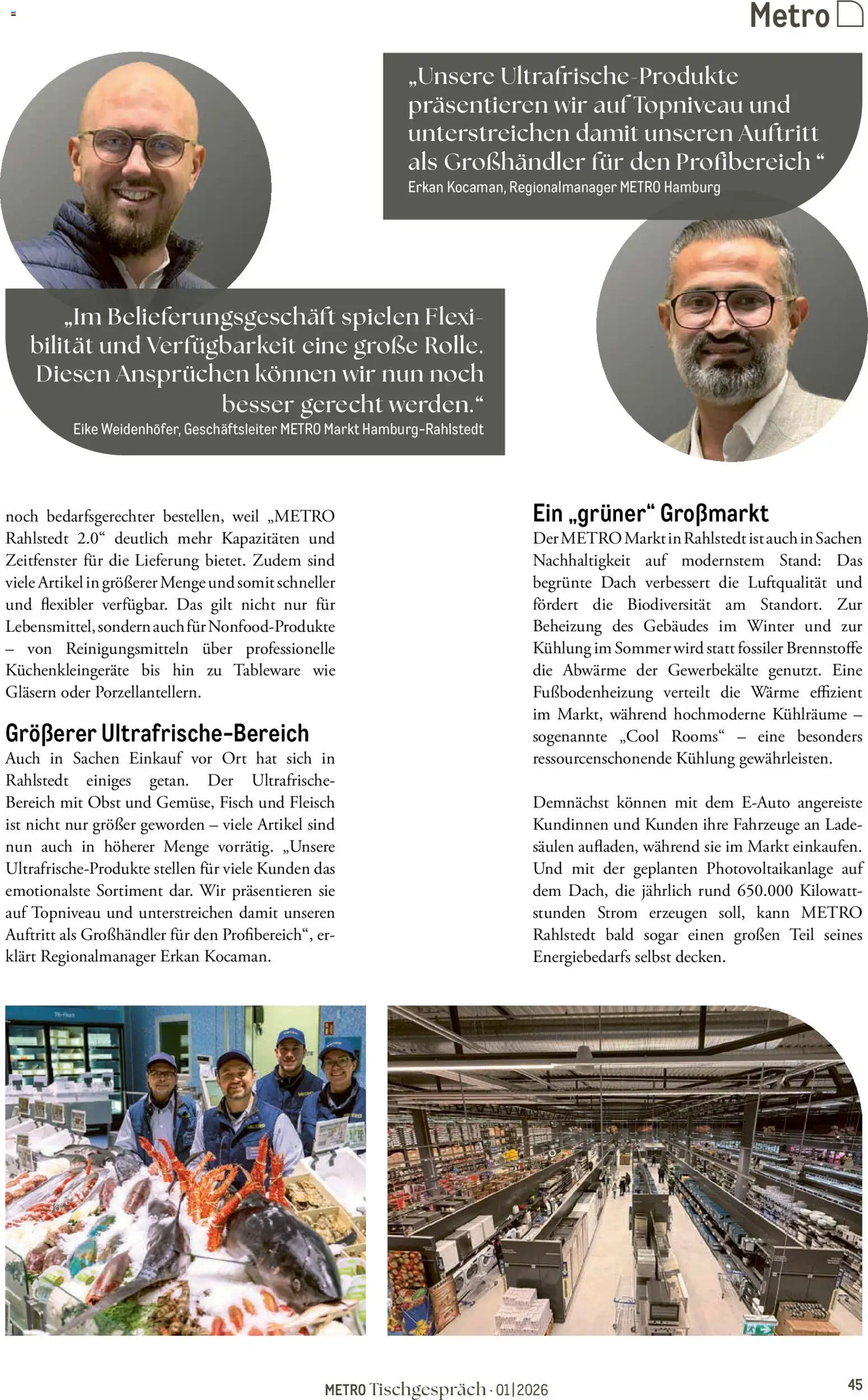 Metro Tischgespräch – gültig ab 01.02.2026 | Seite: 45 | Produkte: Fisch, Obst, Fleisch