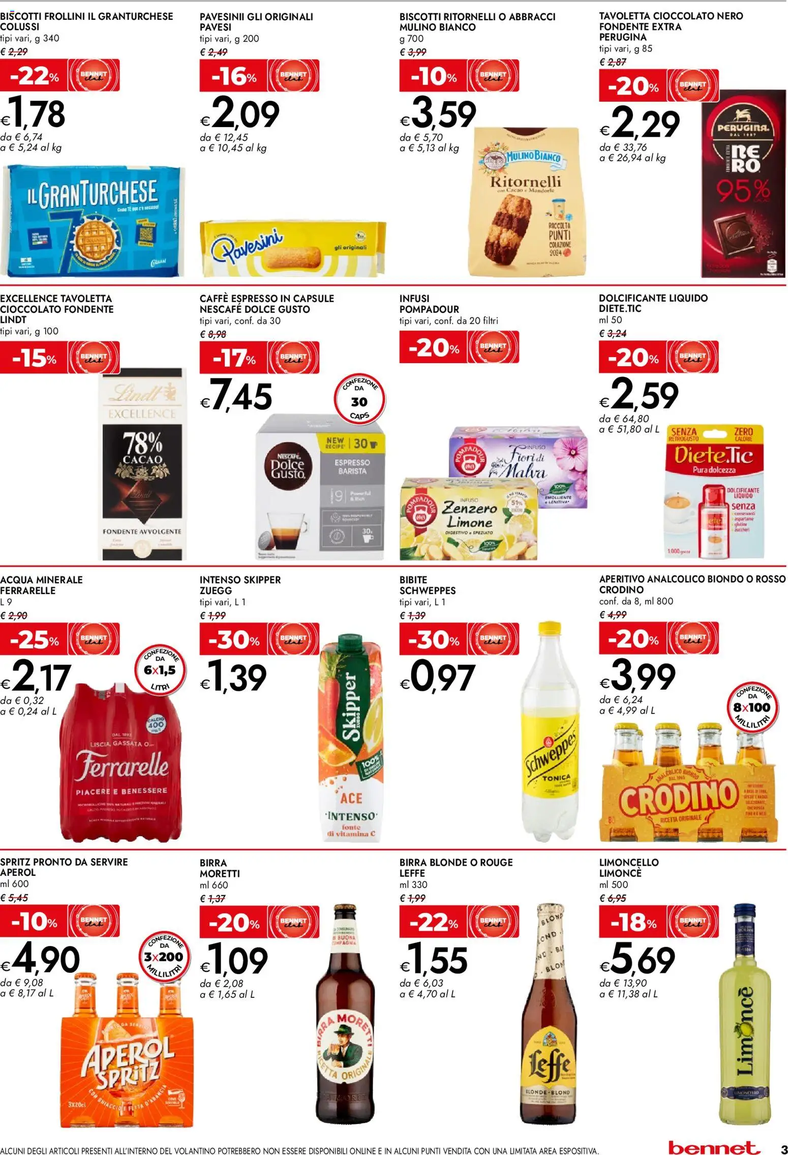 Volantino bennet del 15.12.2025 | Pagina: 3 | Prodotti: Dolcificante, Birra, Acqua, Acqua minerale