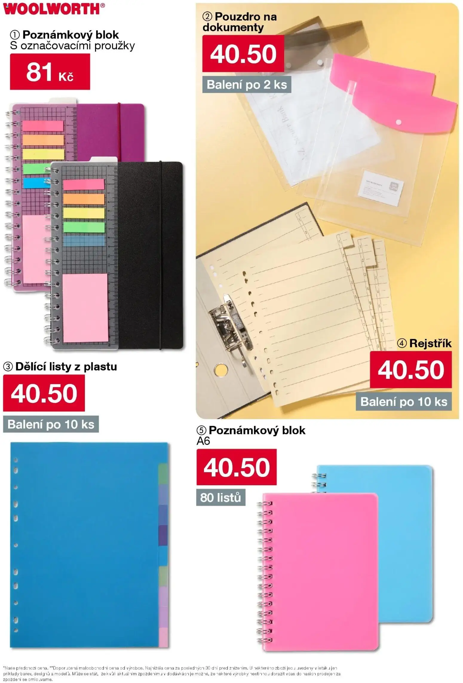 Woolworth leták od 09.01.2026 | Strana: 13 | Produkty: Blok, Pouzdro