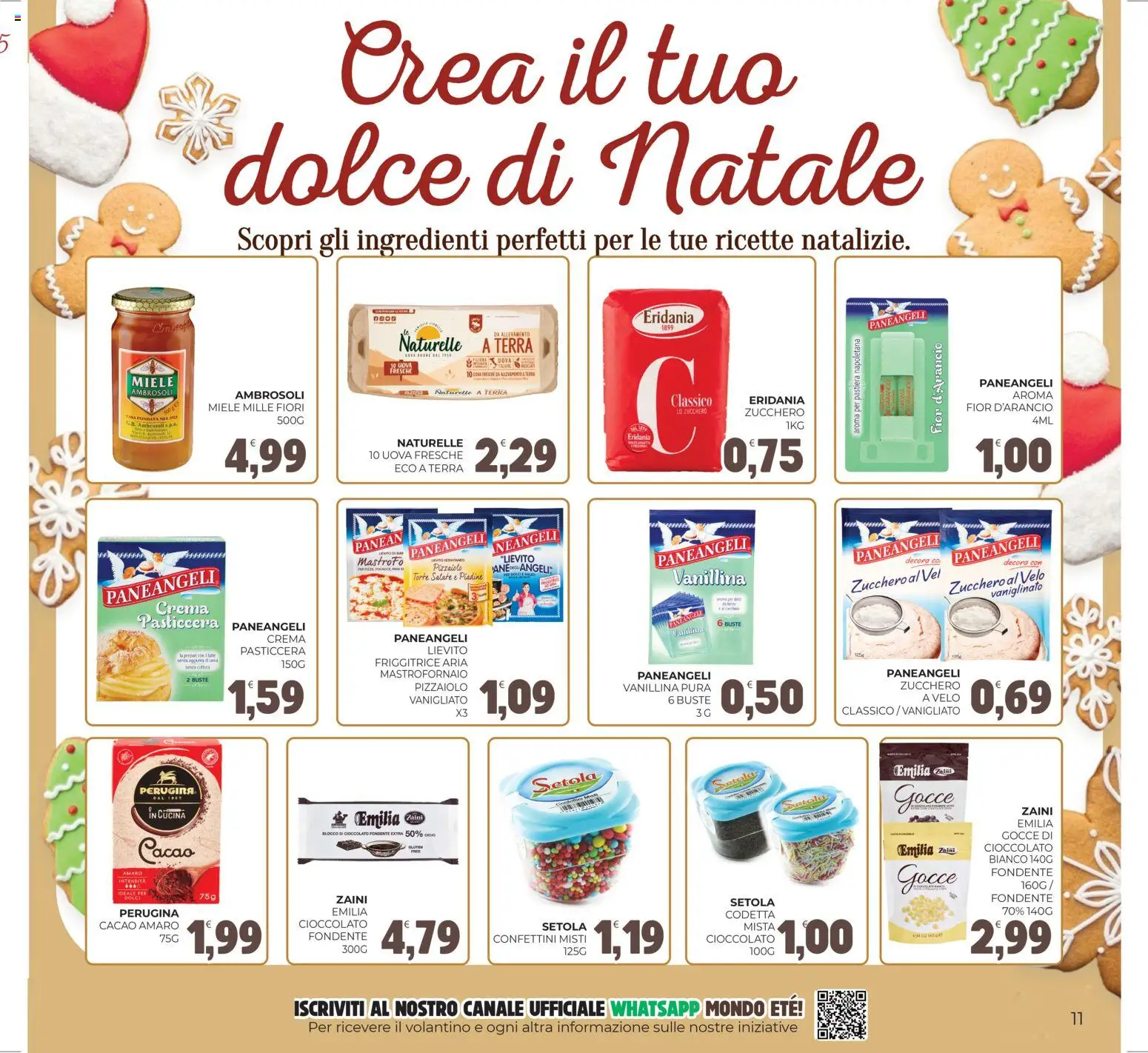 Volantino Eté del 12.12.2025 | Pagina: 11 | Prodotti: Crema, Cacao, Amaro, Terra
