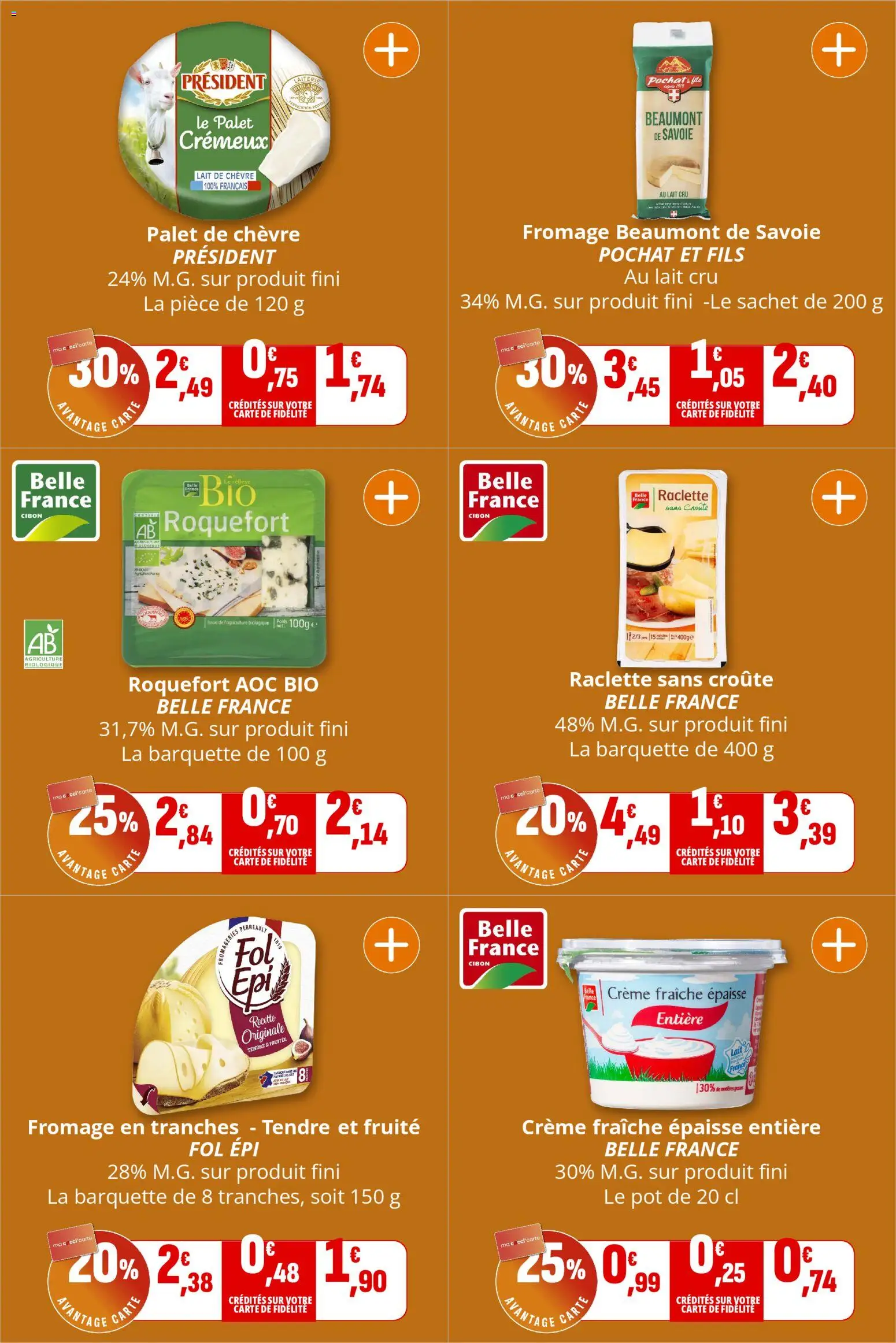 {H1} | Page: 5 | Produits: Raclette, Lait, Fromage, Crème