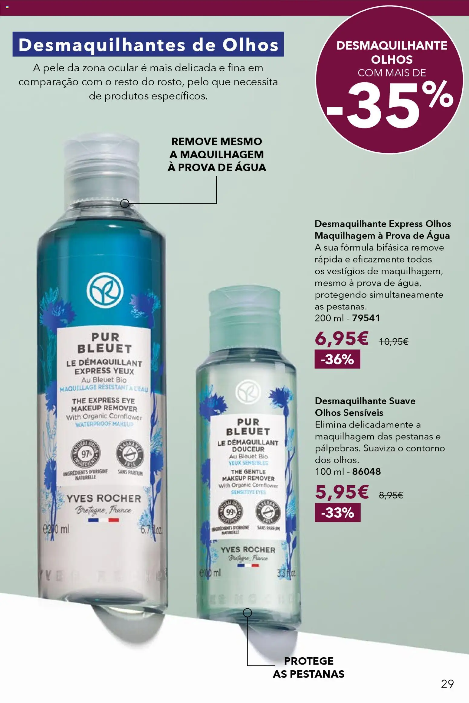 Yves Rocher catálogo 2 │ válido de 30.01.2026 | Página: 29 | Produtos: Agua, Maquilhagem