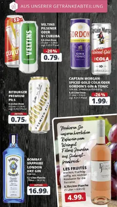 Rewe prospekt Bergheim	 - gültig ab dem 13.07.2025 | Seite: 19 | Produkte: Gordon's gin, Bitburger, Captain morgan, Veltins