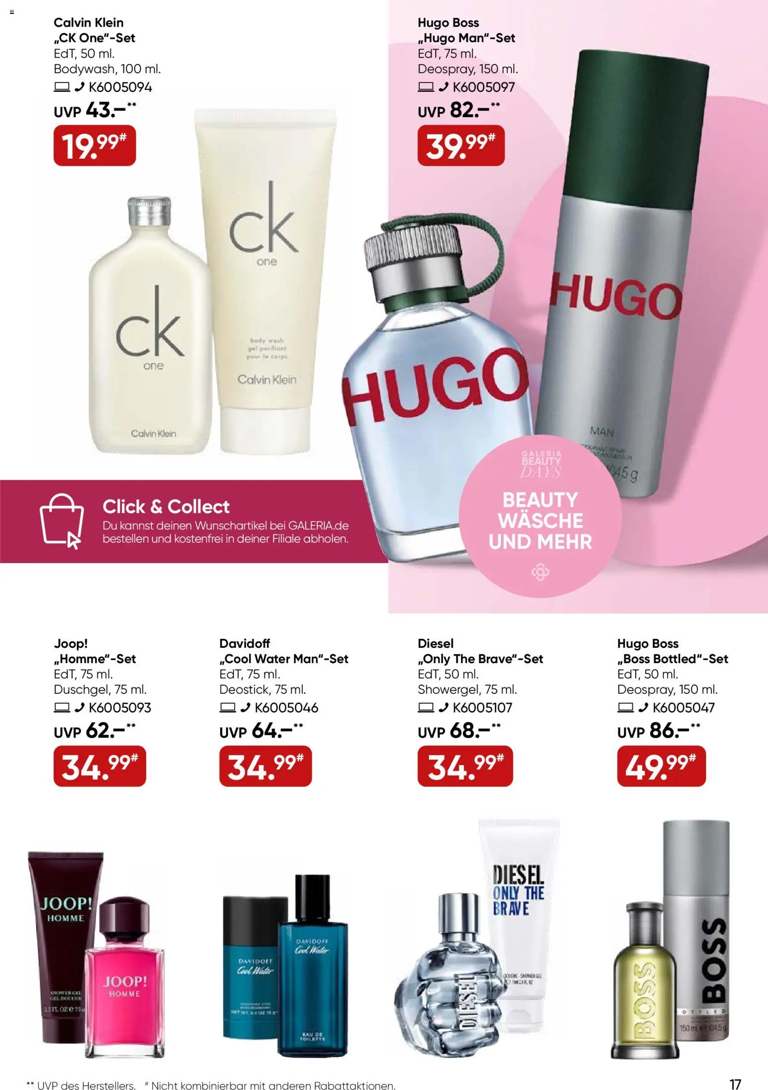 Galeria Karstadt Kaufhof Prospekt 	 – gültig ab 29.10.2025 | Seite: 17 | Produkte: Hugo