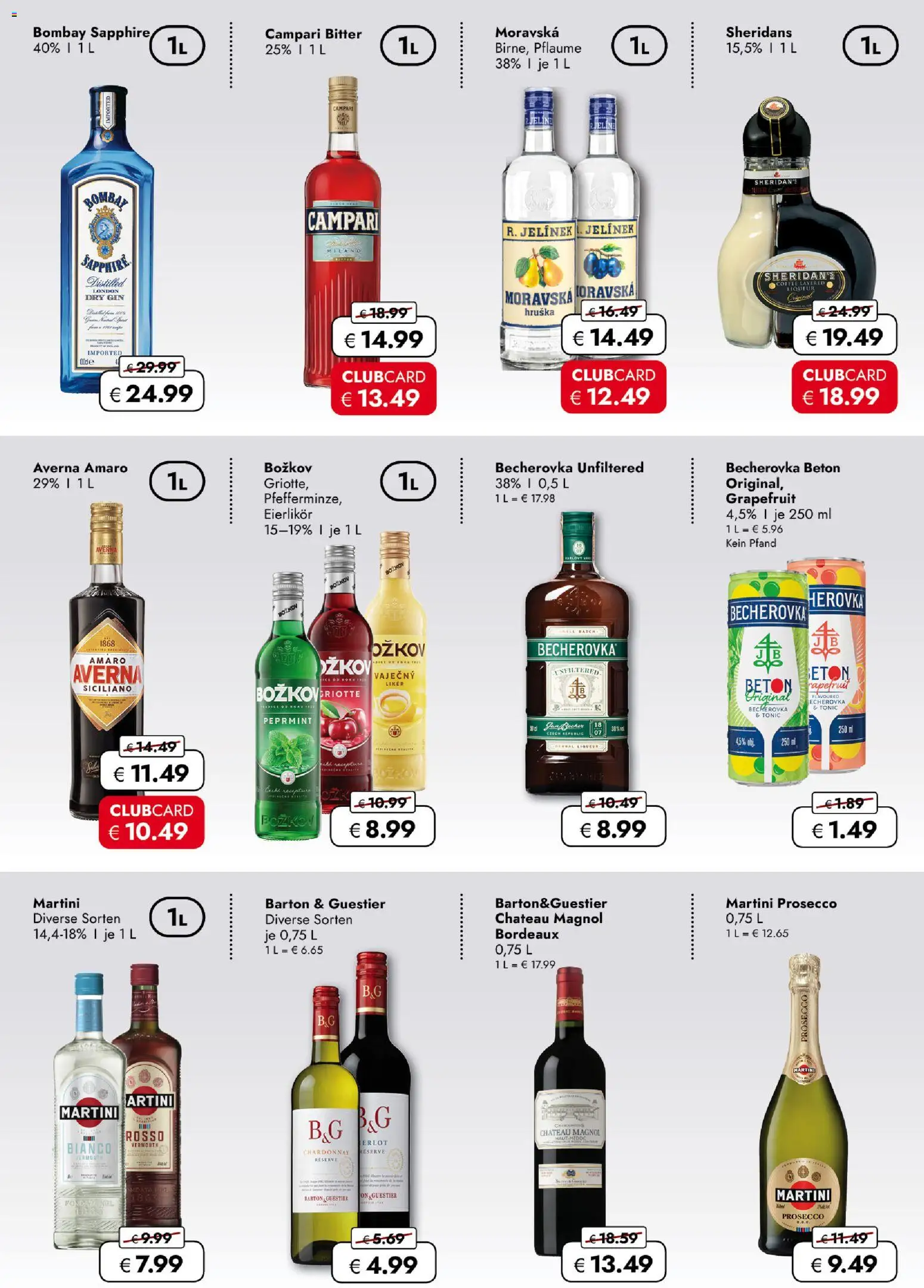 Travel Free Black Friday od 14.11.2025 | Strana: 4 | Produkty: Sheridan's, Campari, Likér, Tonic