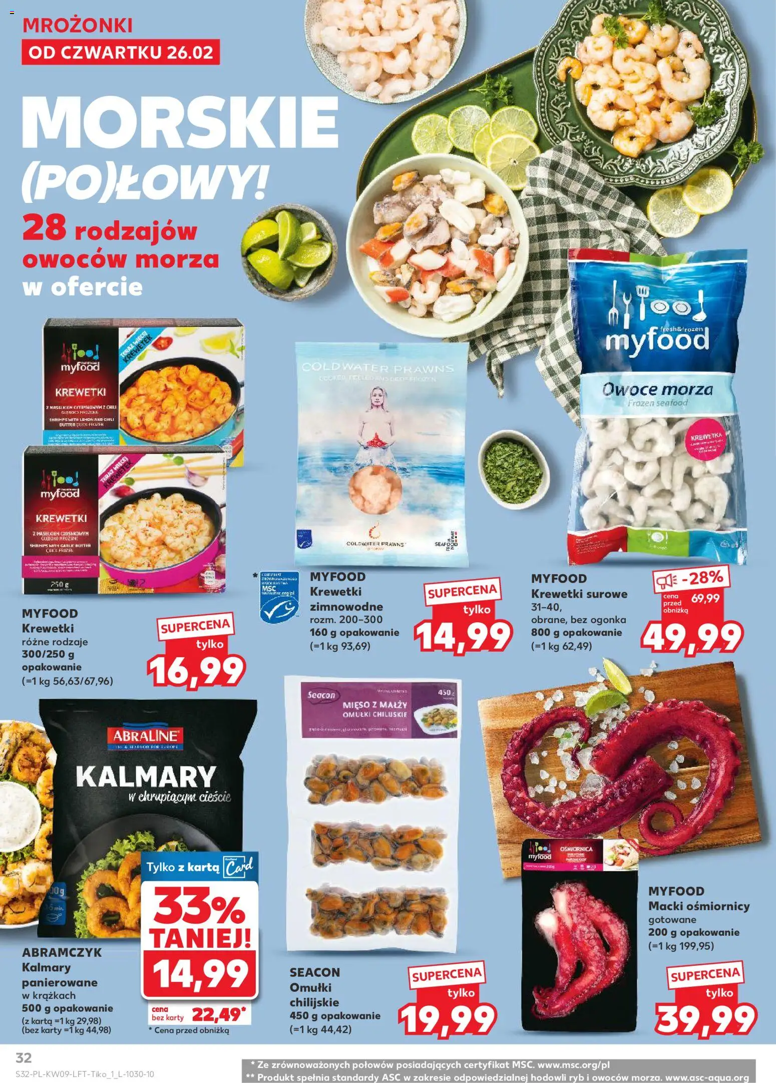 Kaufland Polsko leták od 26.02.2026 | Strana: 32 | Produkty: Karty
