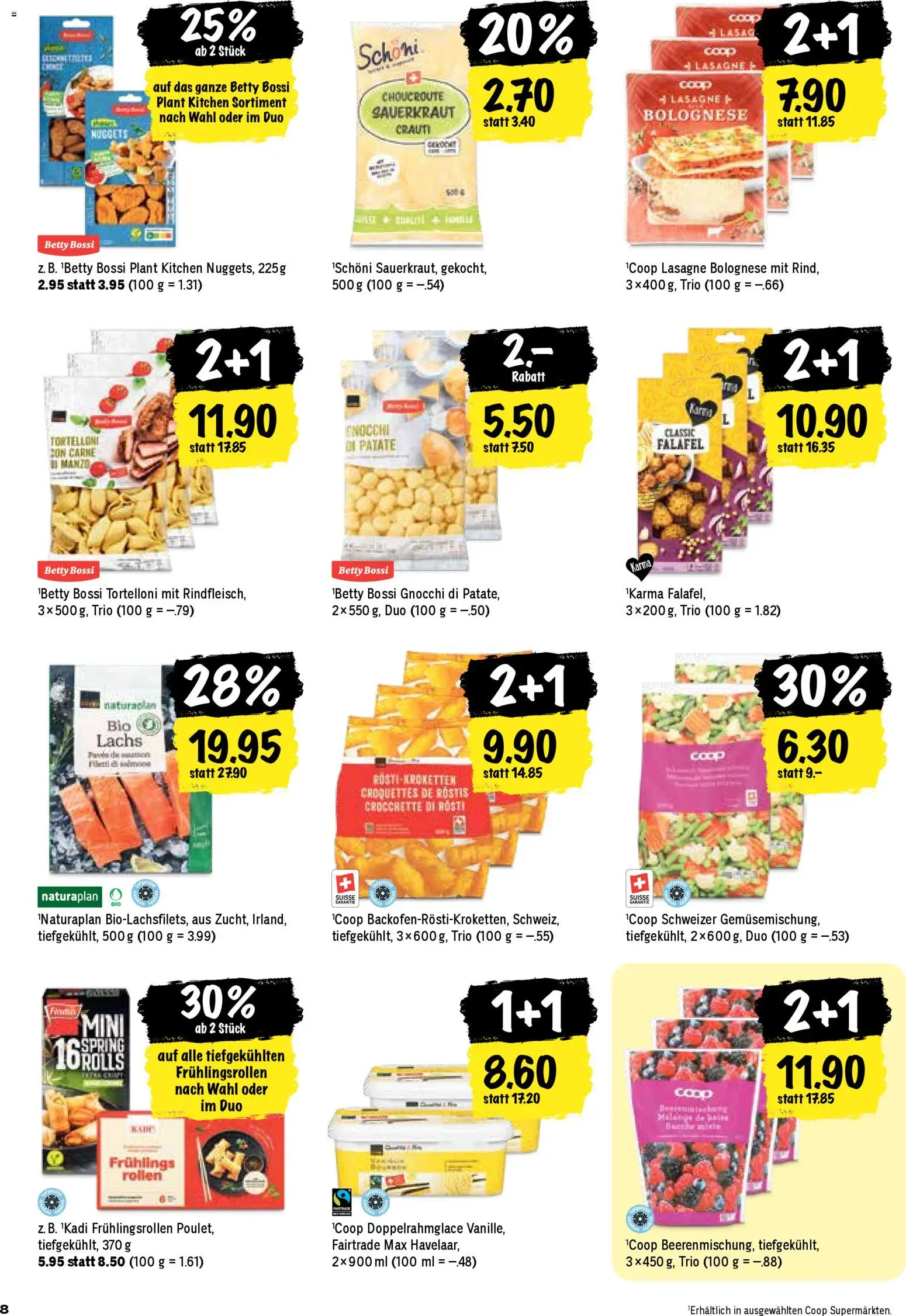 Coop Aktionen – gültig ab 29.12.2025 | Seite: 8 | Produkte: Lachs