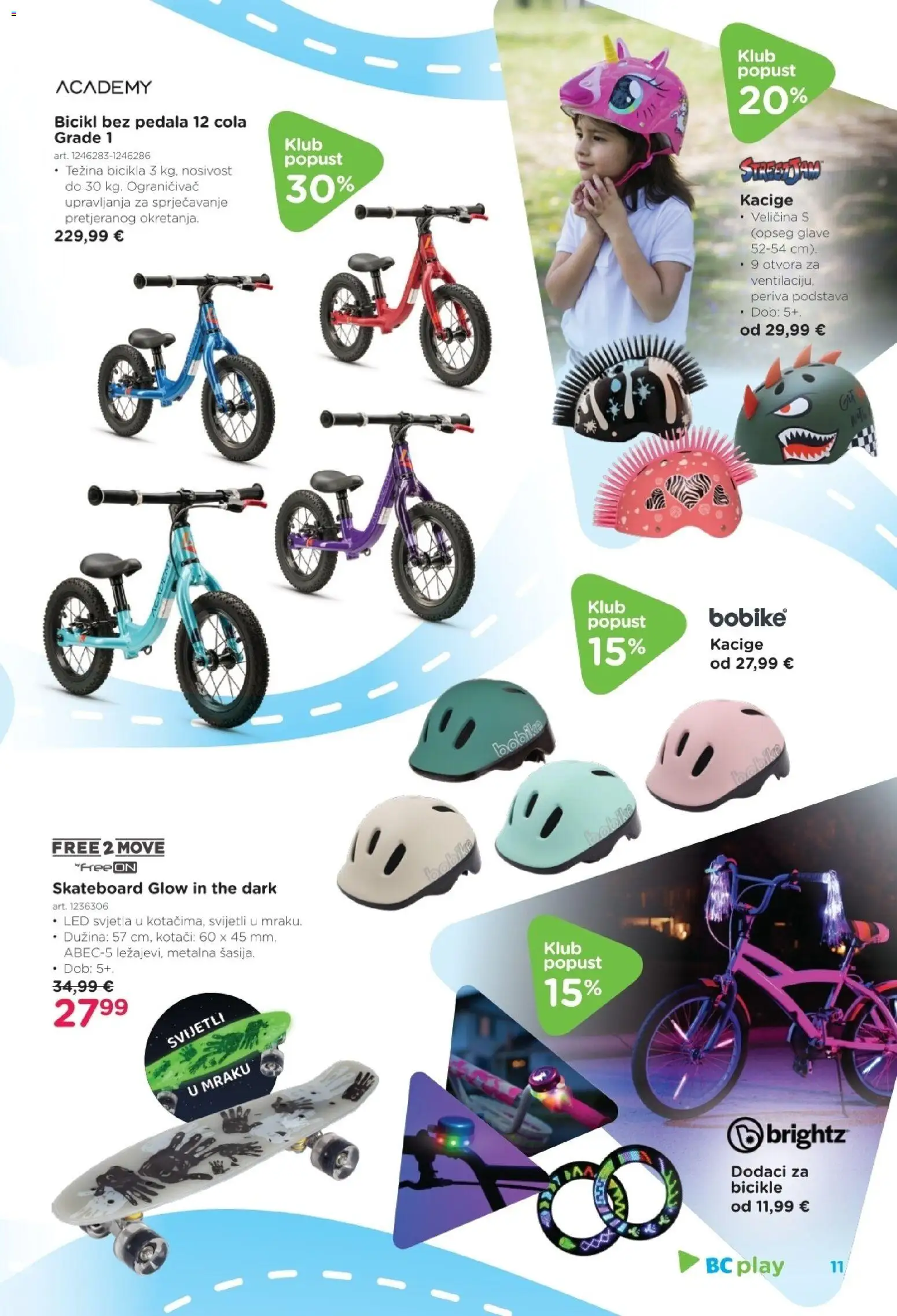 Baby Center katalog | vrijedi od 19.03.2026 | Stranica: 11 | Proizvodi: Bicikl
