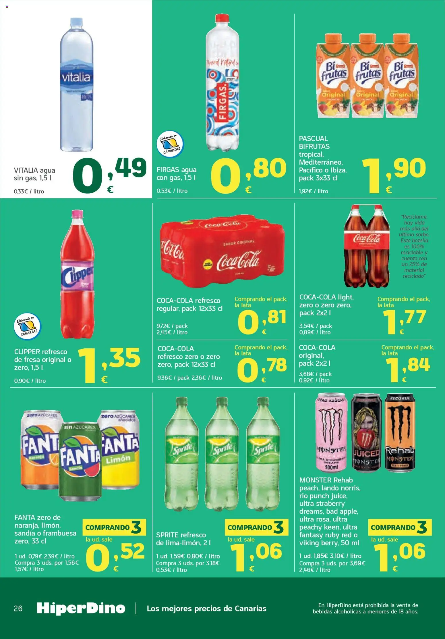 HiperDino folleto │ válido desde el 24.03.2026 | Página: 26 | Productos: Πρίζες, Sandía