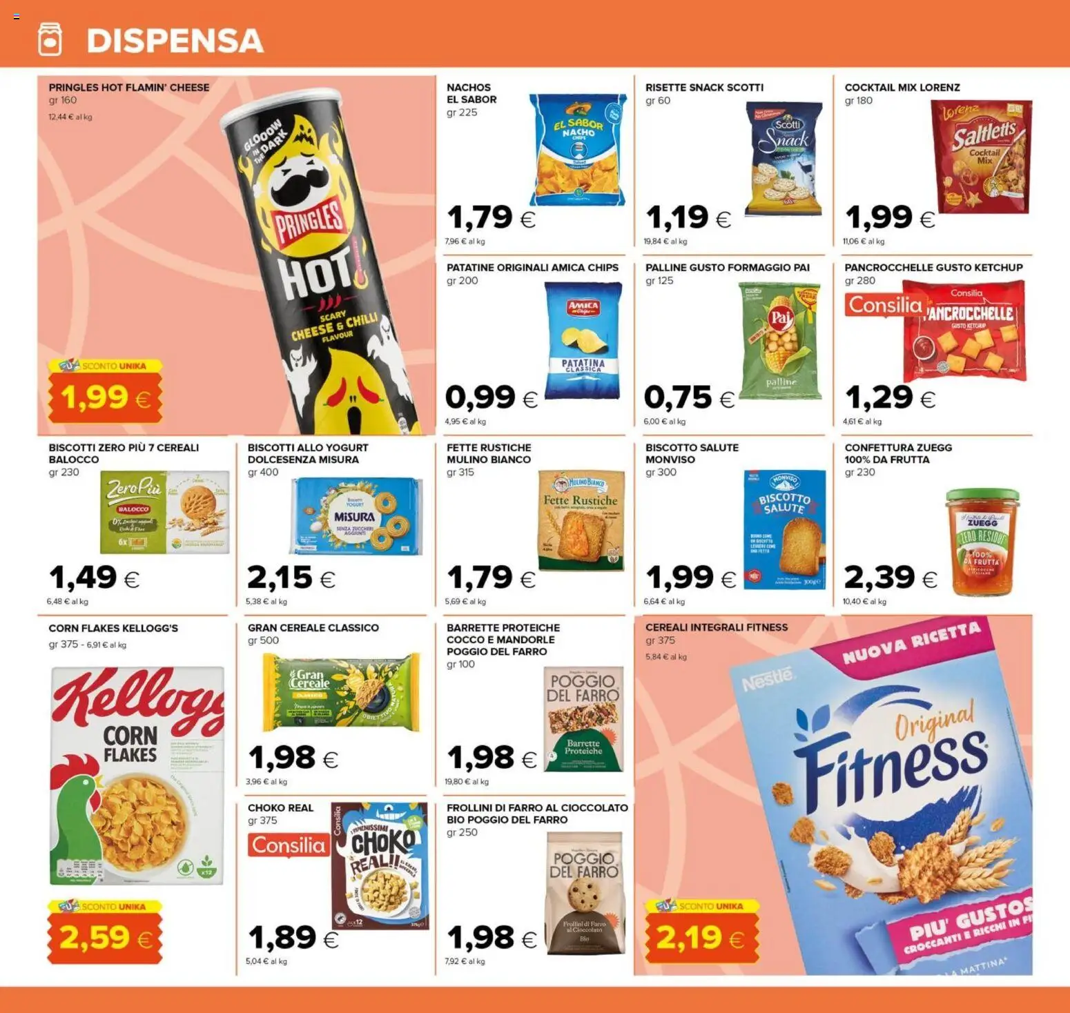 Volantino Tigre del 12.03.2026 | Pagina: 14 | Prodotti: Cioccolato, Ketchup, Formaggio, Cocco