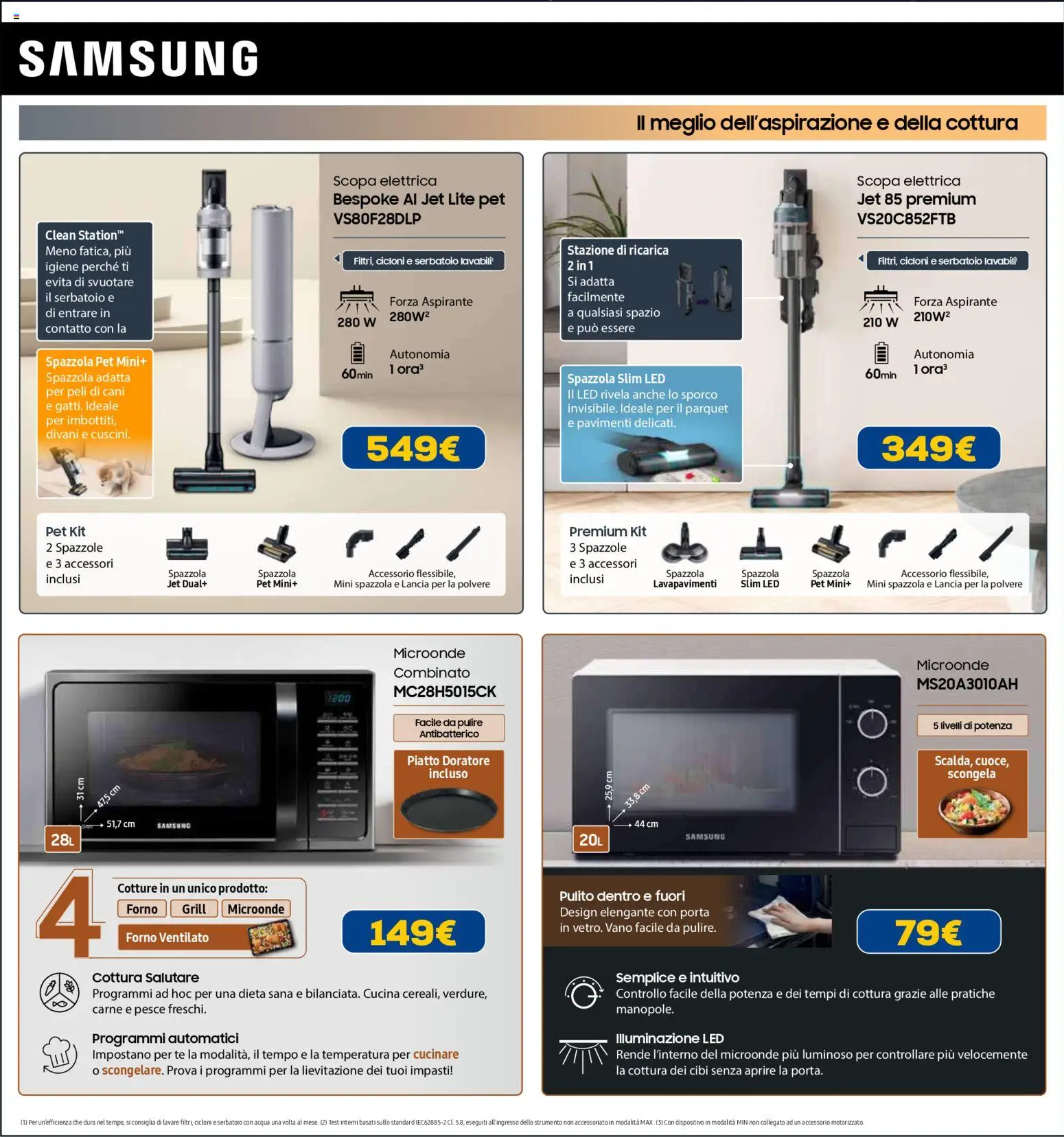 Volantino Euronics del 12.12.2025 | Pagina: 35 | Prodotti: Scopa elettrica, Pesce, Acqua, Scopa