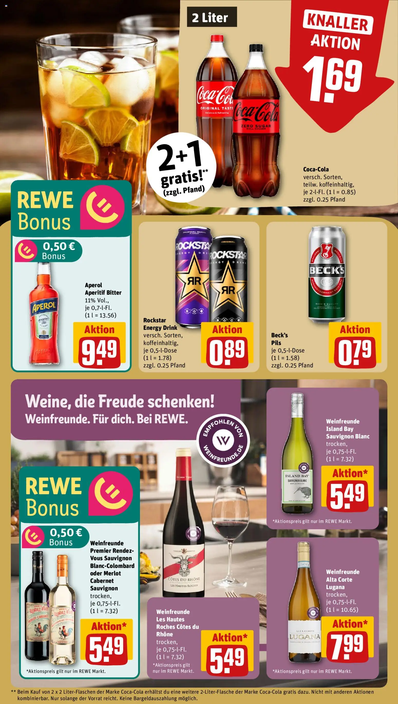 Rewe Prospekt 	 – gültig ab 03.11.2025 | Seite: 11 | Produkte: Rockstar energy, Energy, Rockstar, Merlot