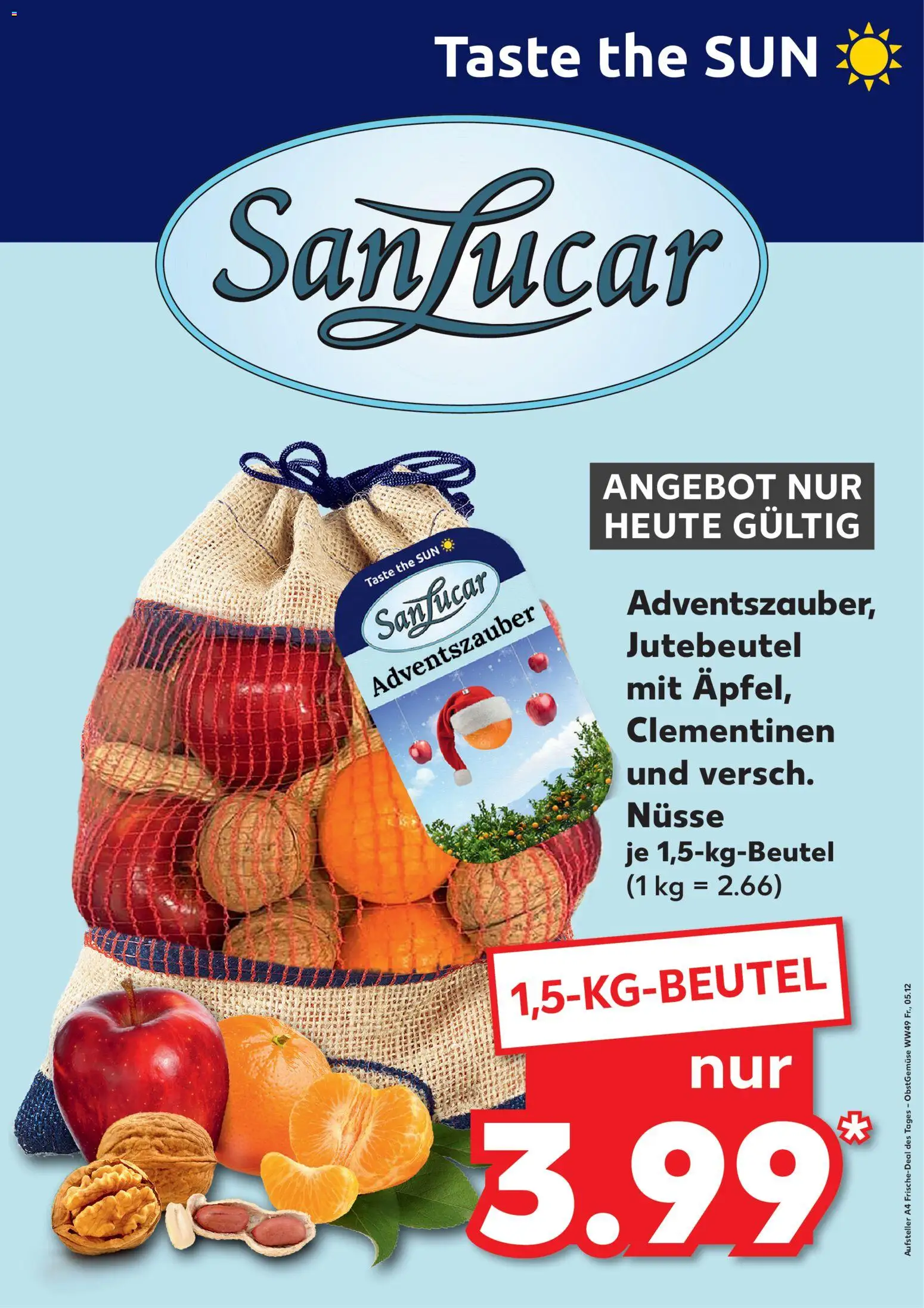 Kaufland prospekt Speyer	 – gültig ab 05.12.2025 | Seite: 1 | Produkte: Nüsse