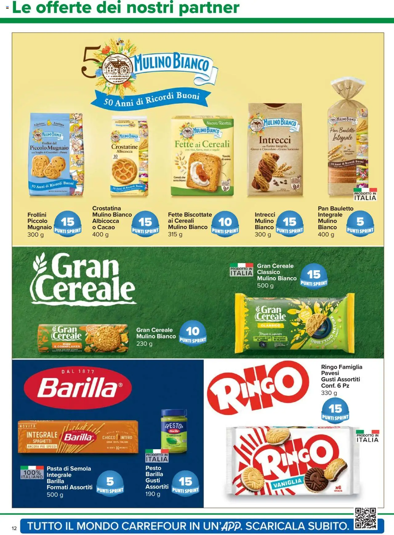 Volantino Carrefour del 21.08.2025 | Pagina: 12 | Prodotti: Cereali, Farina, Mais, Cacao