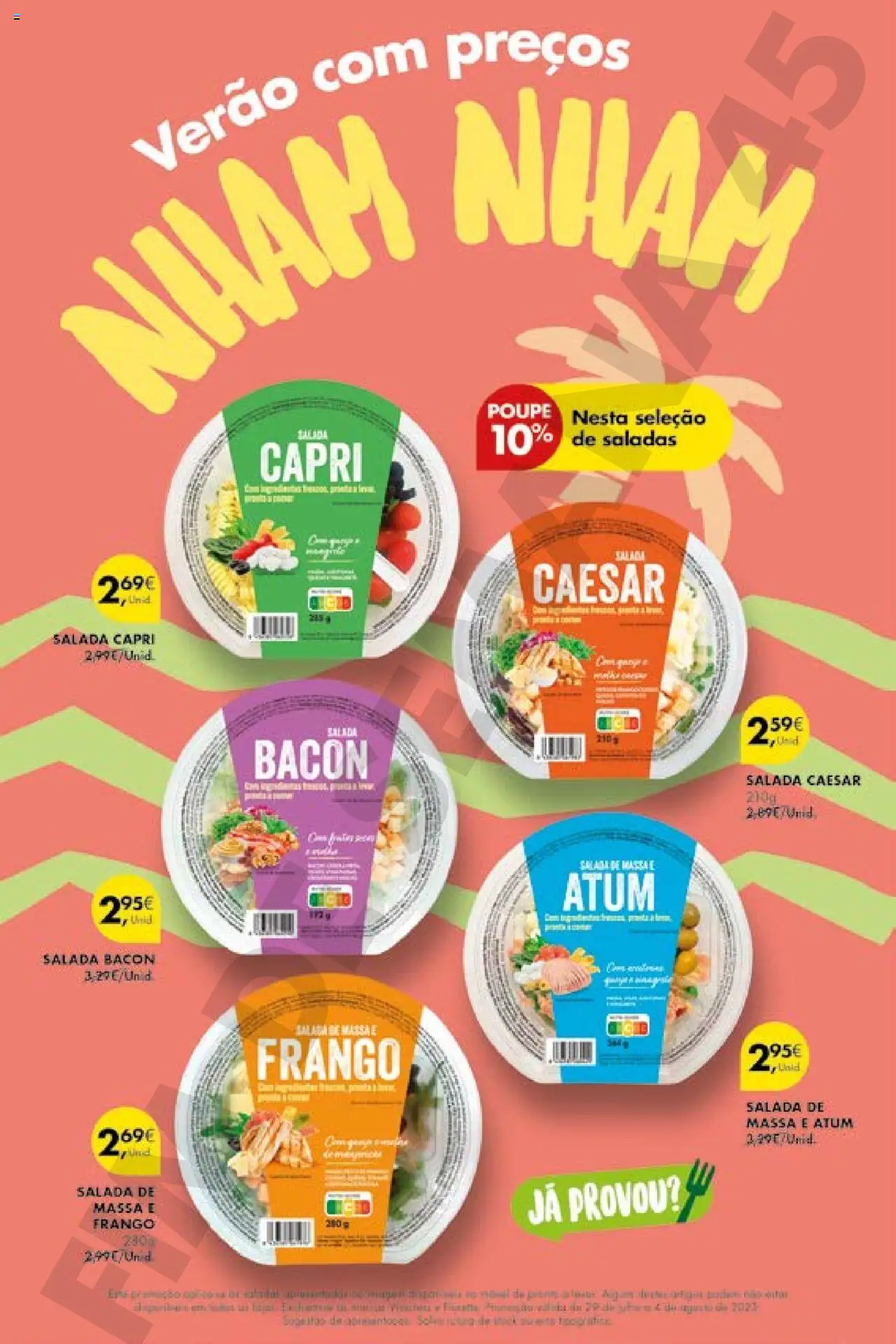 Pingo Doce Poupe este Fim de Semana │ válido de 01.08.2025 | Página: 26 | Produtos: Atum, Bacon, Saladas, Queijo