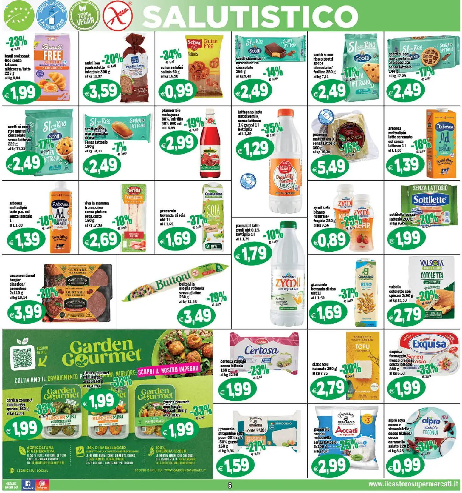 Volantino Il Castoro del 27.12.2025 | Pagina: 5 | Prodotti: Riso, Broccoli, Stracchino, Bevanda di riso