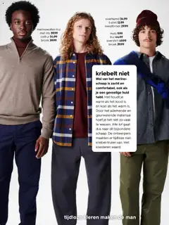 Hema - Magazine - Voorbeeld van een folder van Hema, geldig van 22.09.2025 | Pagina: 12 | Producten: Kleren, Sweatbroek, Broek, Trui