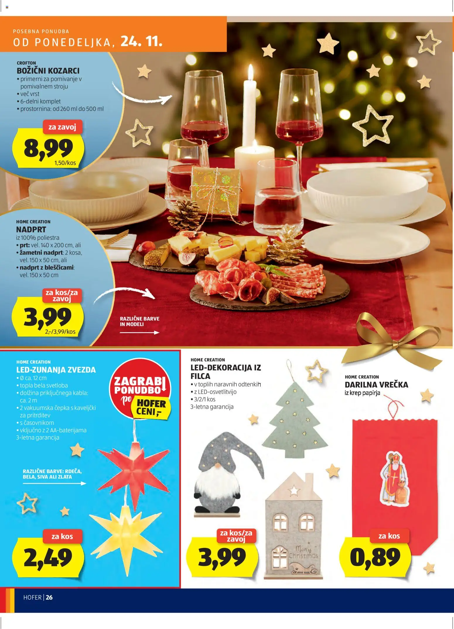 Hofer SI katalog | vrijedi od 20.11.2025 | Stranica: 26