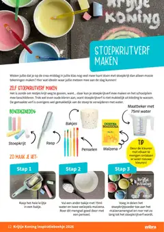 Wibra folder - Krijtje Koning inspiratieboekje 2026 - Voorbeeld van een folder van Wibra, geldig van 24.03.2026 | Pagina: 12